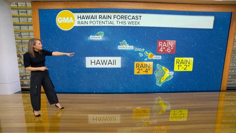 Video Hawaii pummeled by rain, flooding