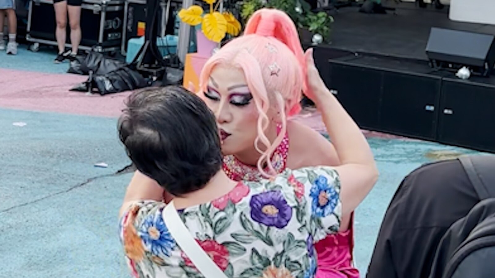 Drag performer explains story behind viral video of grandma seeing her