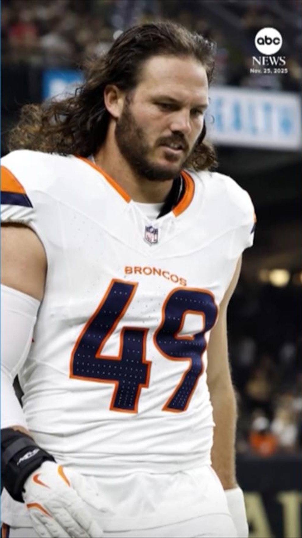 WATCH: Denver Broncos' Alex Singleton reveals cancer battle