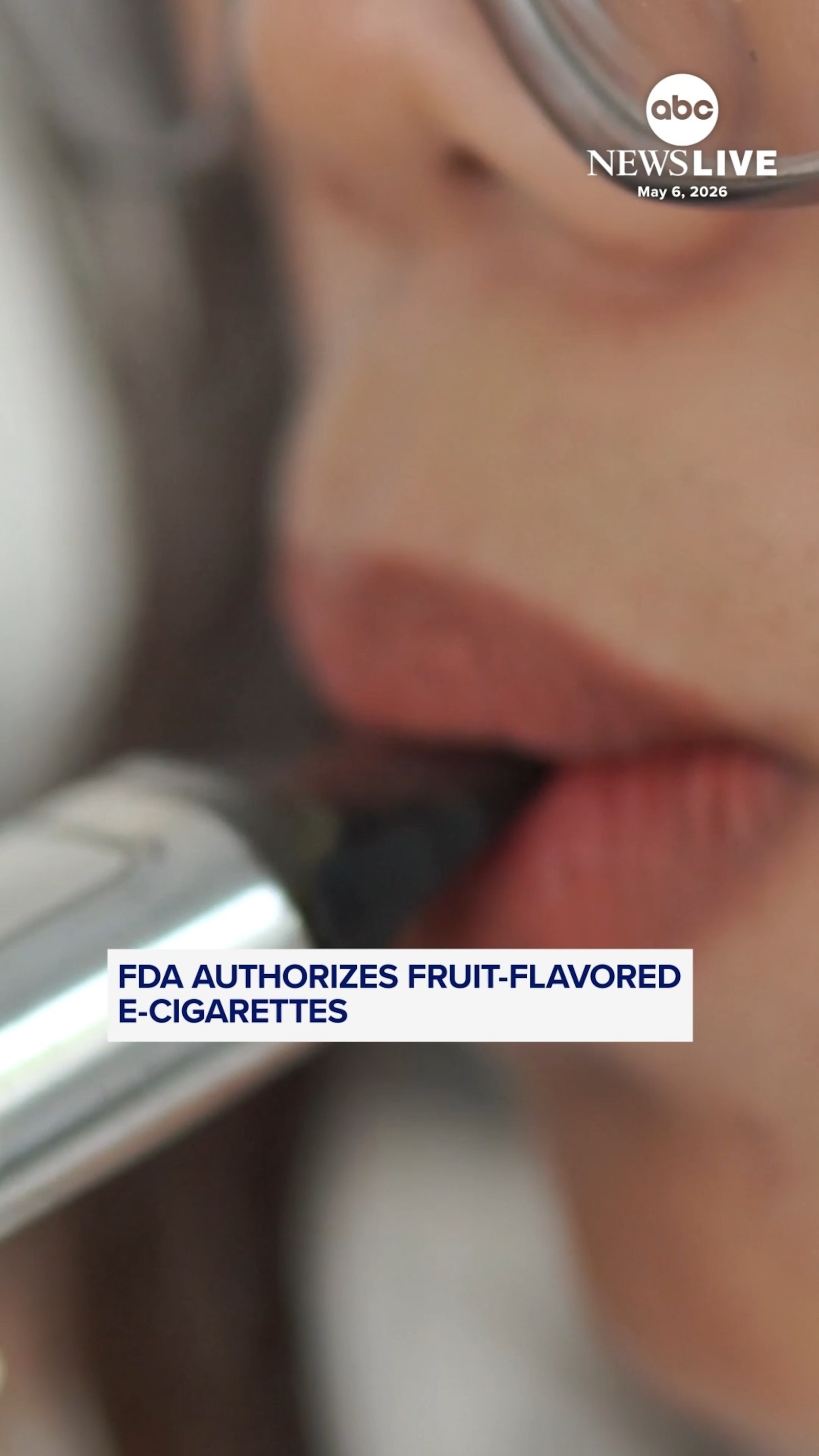 FDA announces its first OK of fruit-flavored e-cigarettes for adults