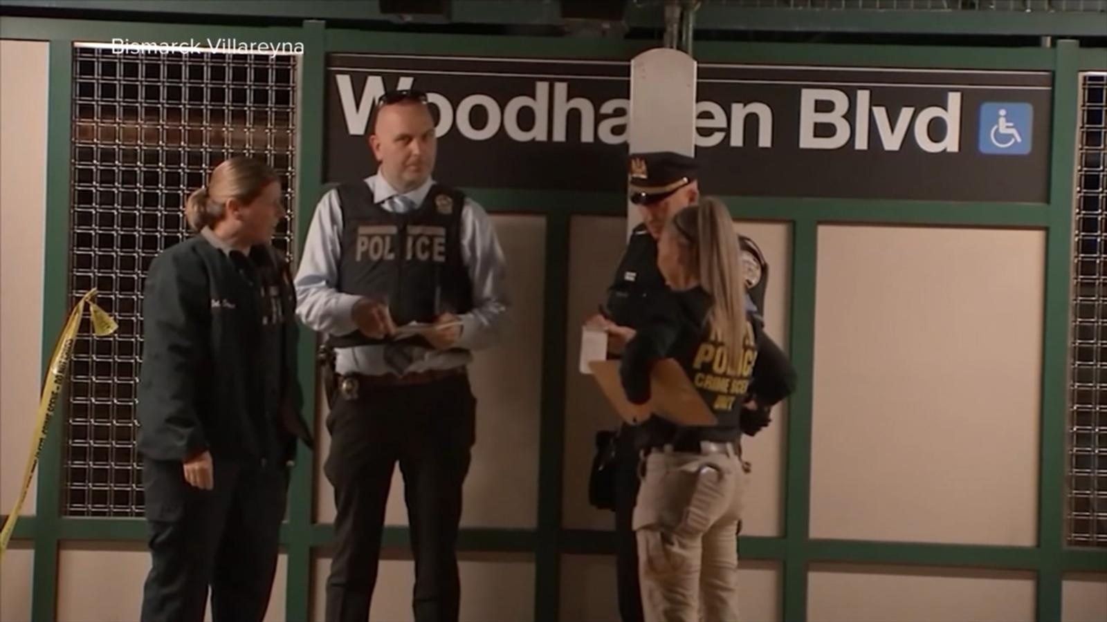 A 25-year-old man has been charged with murder in the stabbing death of a fellow rider on a J train in Queens, police said.