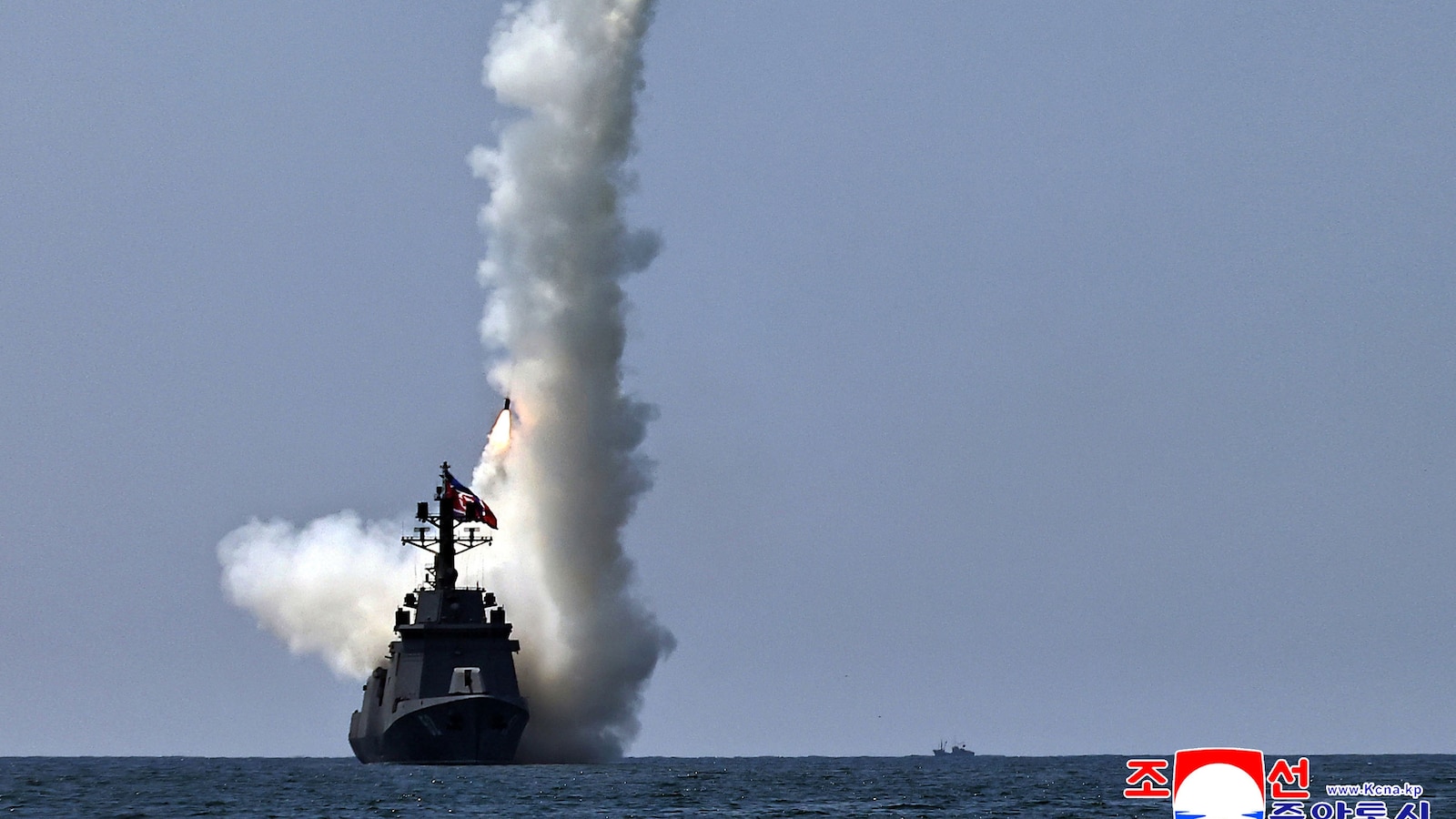 North Korean leader Kim observes weapons tests from new naval destroyer