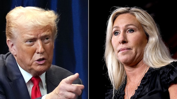 Trump, Marjorie Taylor Greene engage in war of words over Epstein  investigation - ABC News