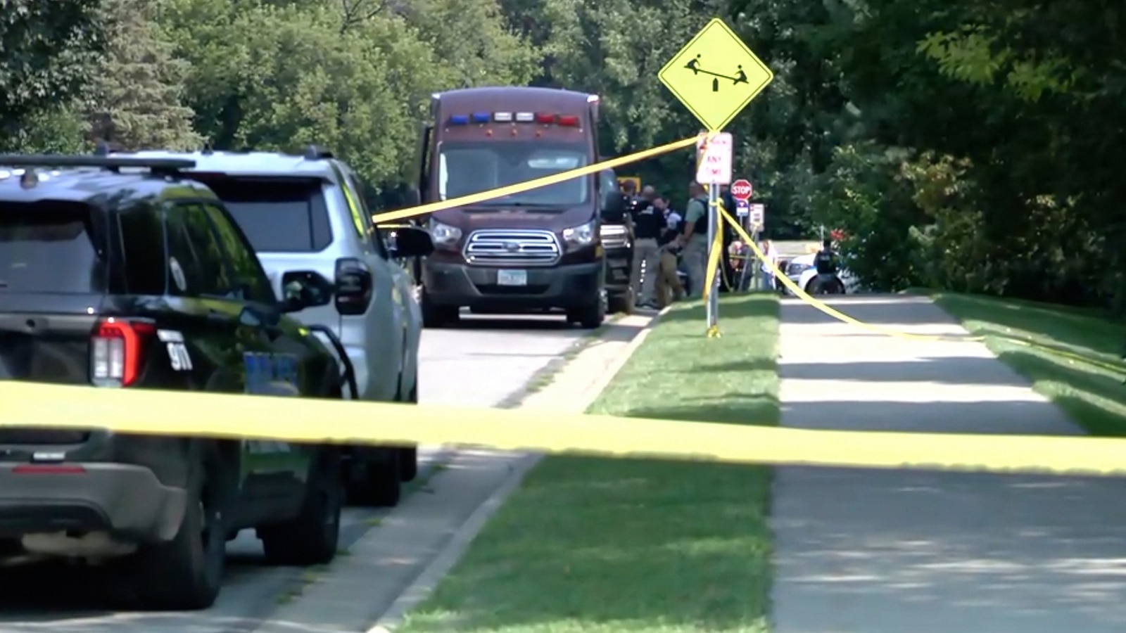A man who co-owned an in-home daycare center with his wife is believed to have killed his wife and their child before taking his own life while other children w