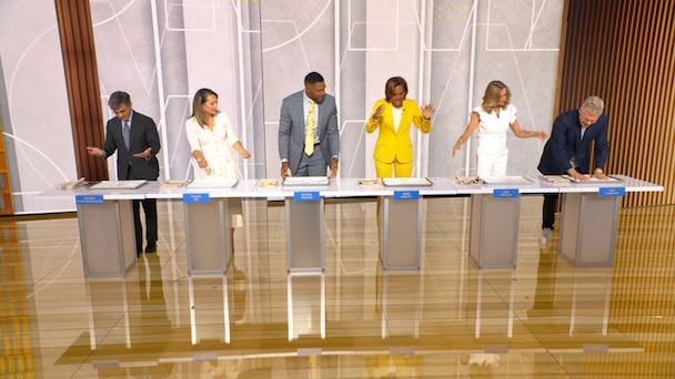 The “Good Morning America” crew knows how to leave an impression on our new studio in Hudson Square.