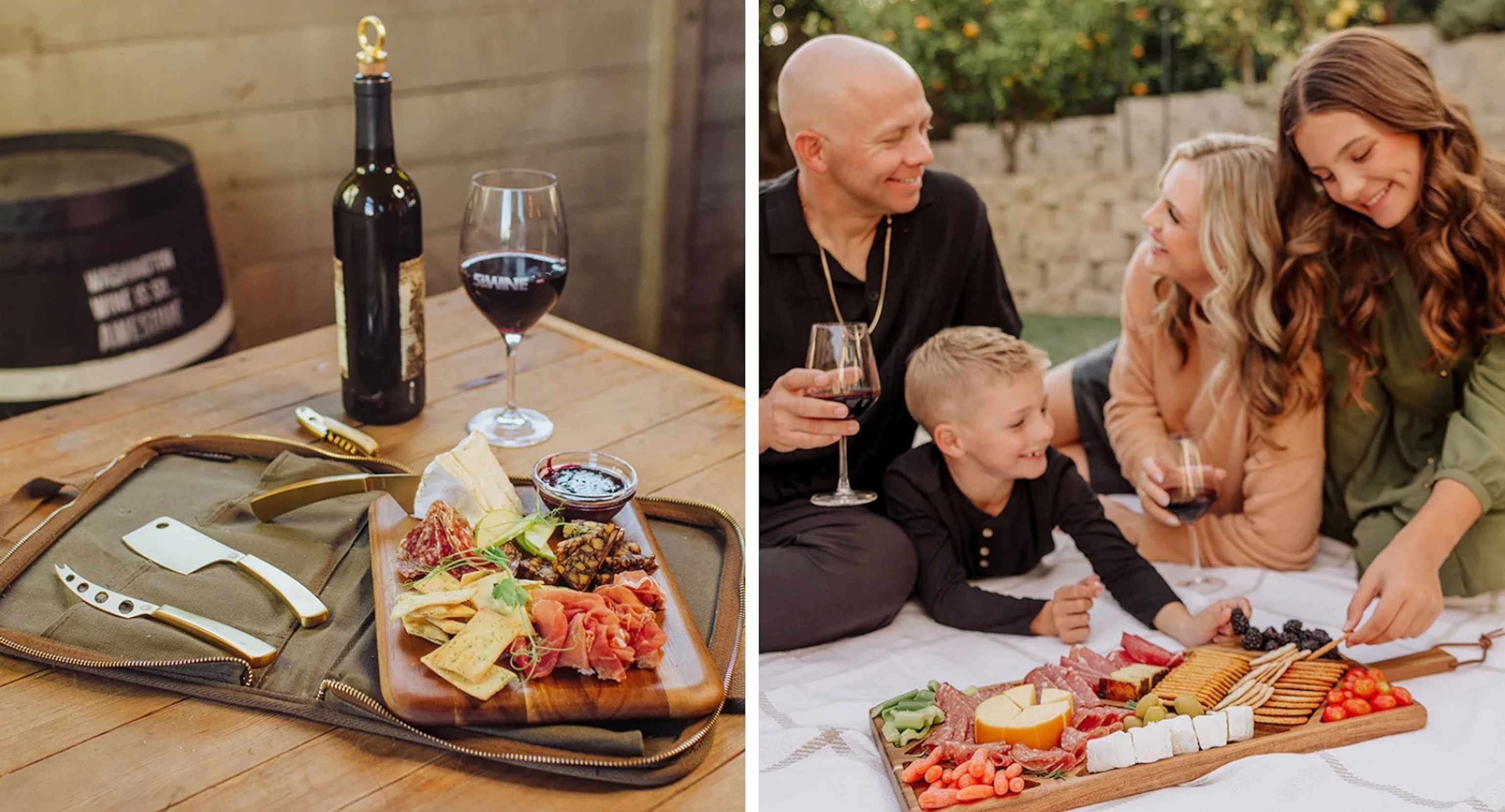 PICNIC TIME: Cheese Boards and Bag Throw Game