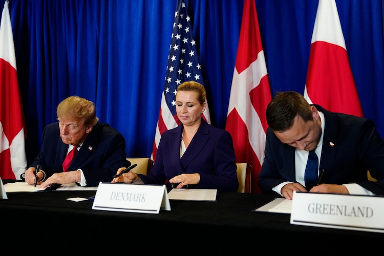 Trump Signs Greenland Security Pact After Scaling Back Ownership Talk
