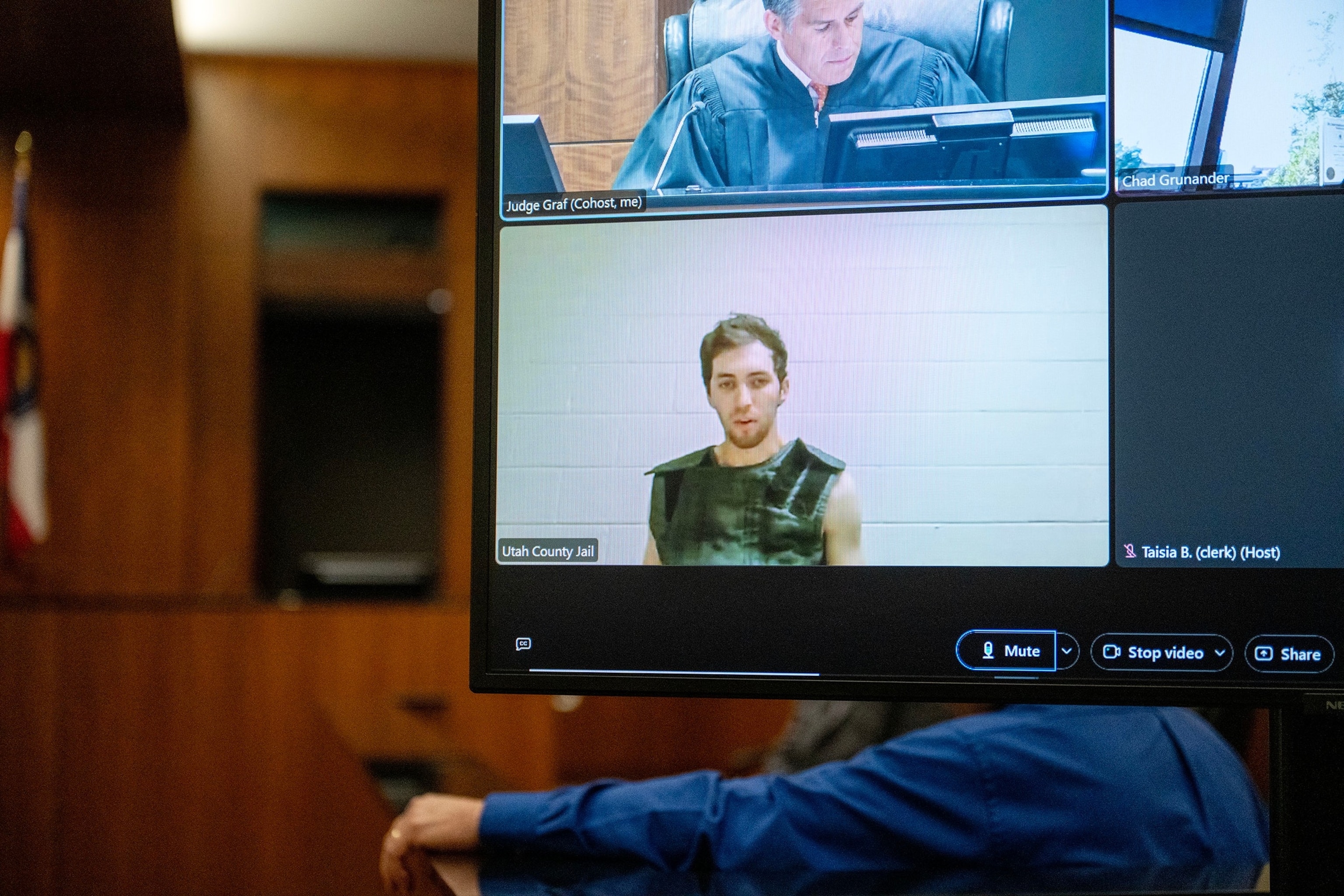 PHOTO: Charlie Kirk Shooting Suspect Tyler Robinson Arraigned In Utah Court