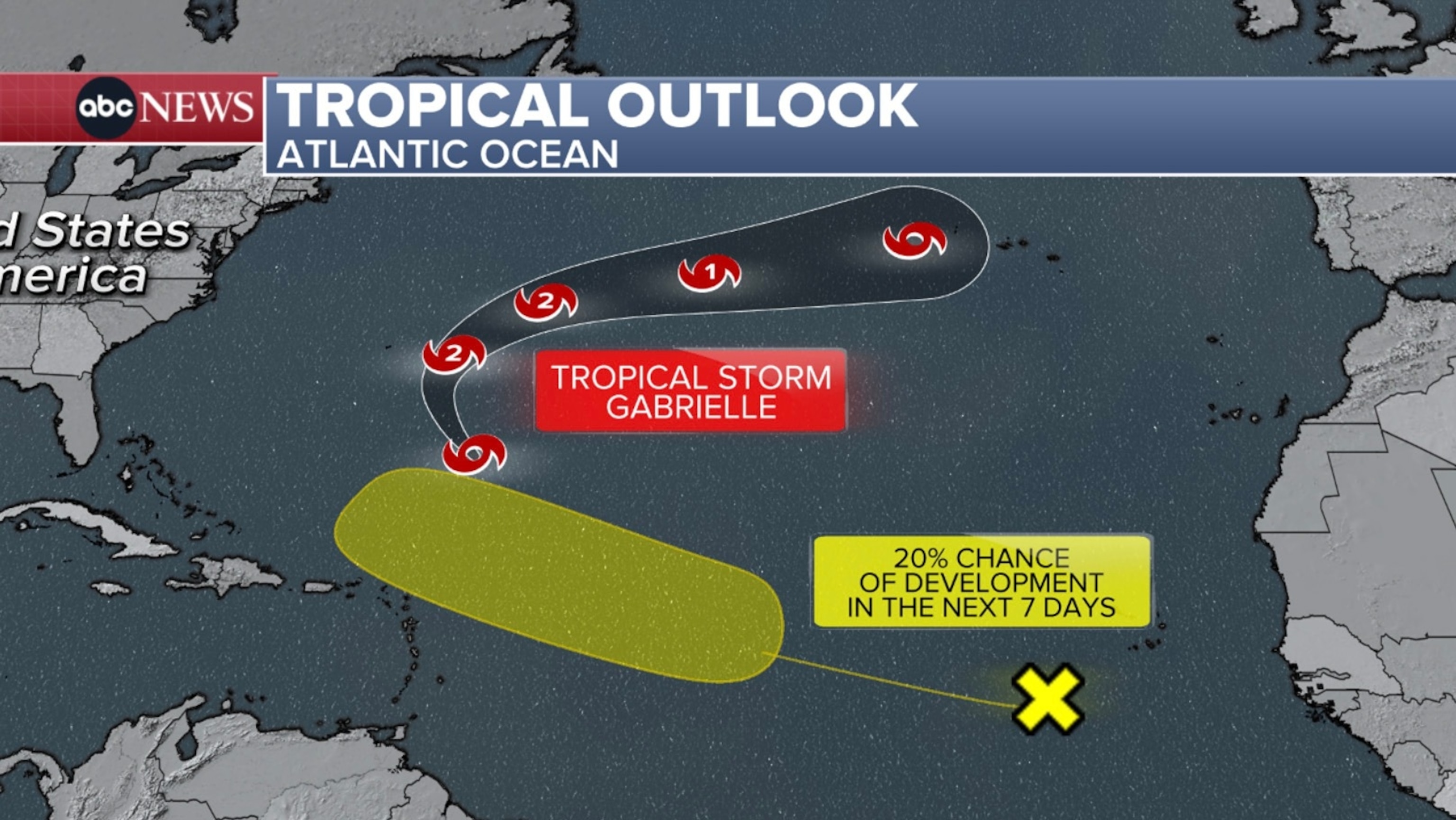 Foto: Tropical Outlook Atlantic Map