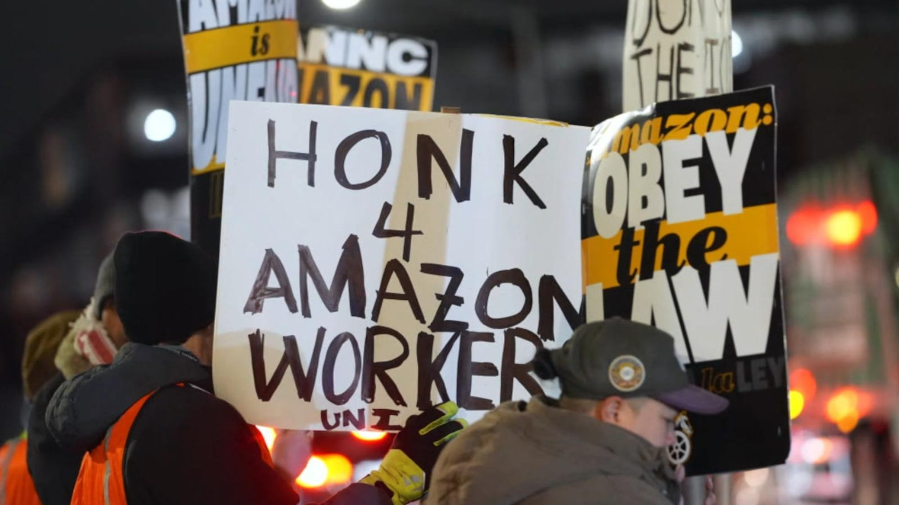 VIDEO: Teamsters expand protest of Amazon