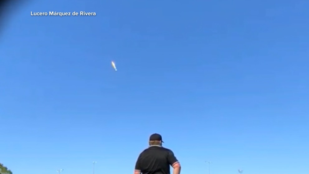Video Meteor seen streaking through Texas sky
