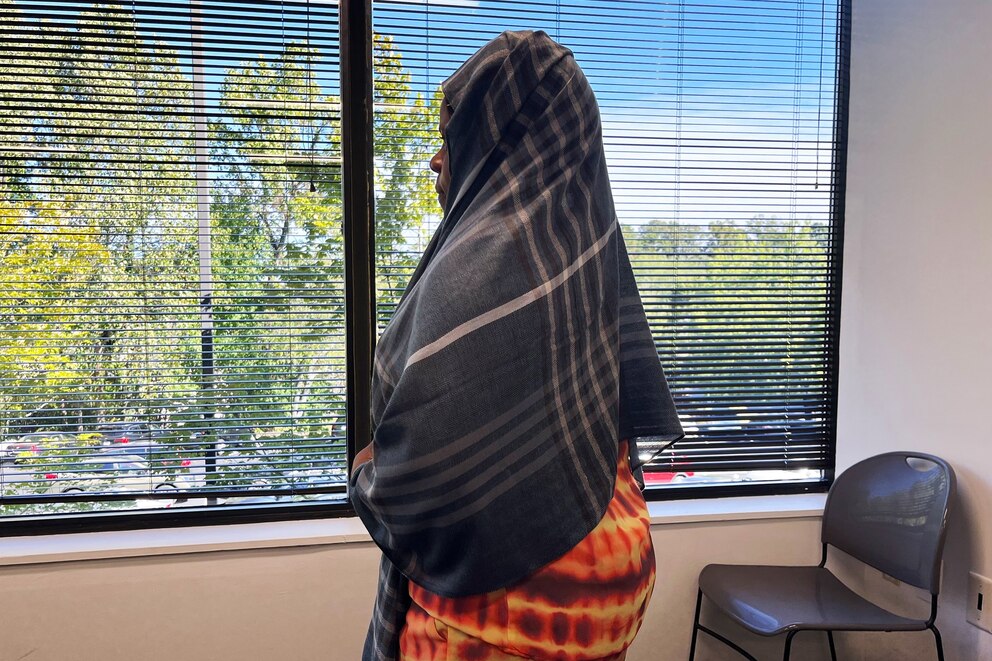 PHOTO: Antoinette, a refugee who fled the Democratic Republic of Congo, is bracing for the loss of her federal food benefits. "How am I going to manage?"