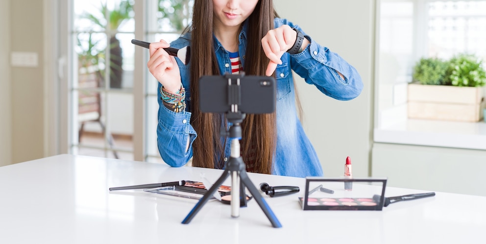 PHOTO: A woman posts a video on social media in an undated stock photo. 