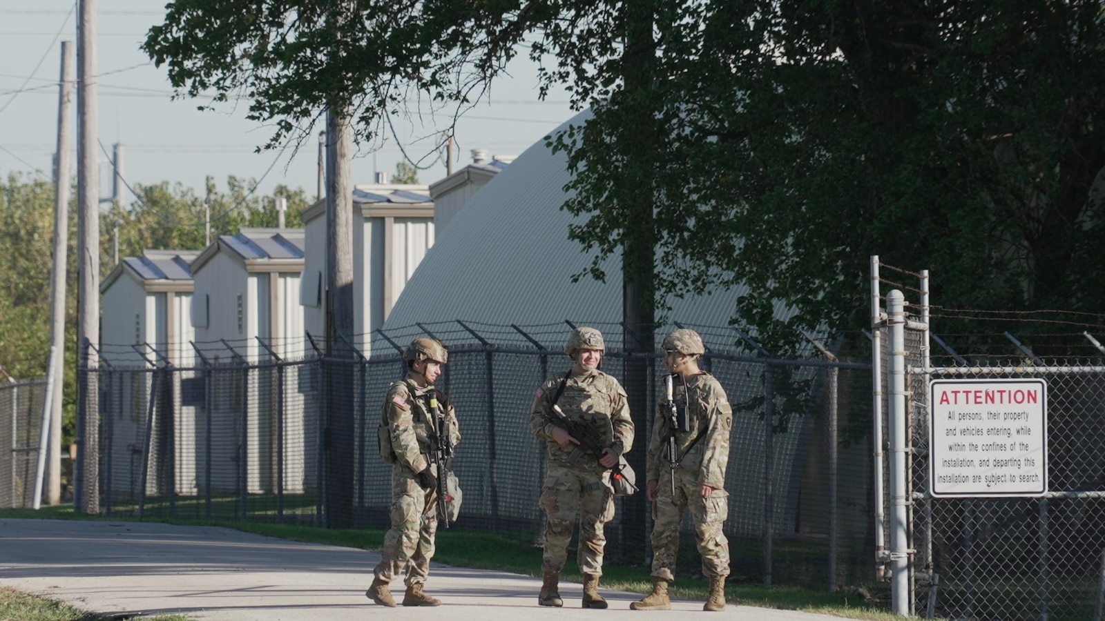 Texas National Guard troops now protecting federal property in Chicago area, official says