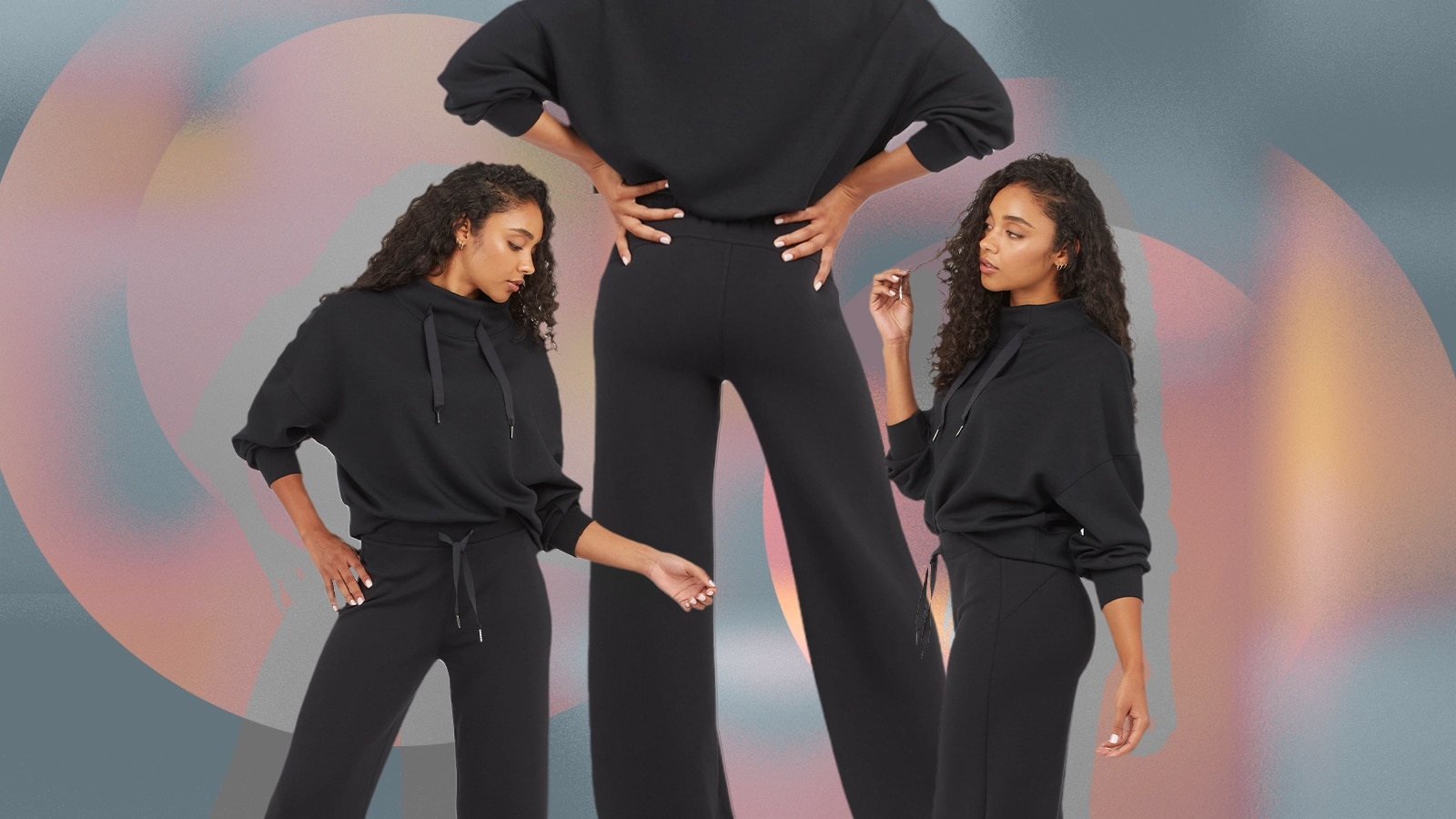 AirEssentials Half Zip and Wide Leg Pant from Spanx.