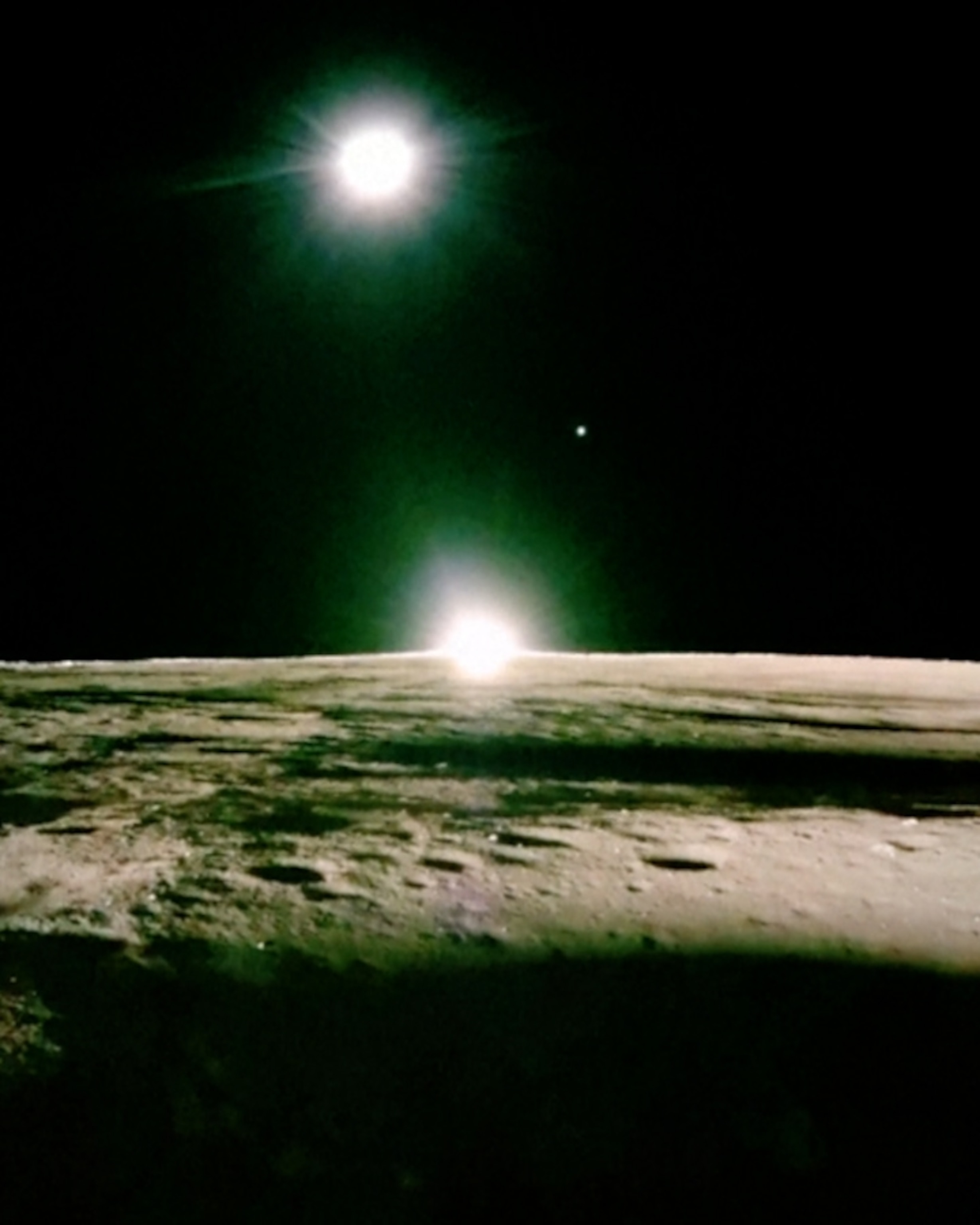 NASA releases high-definition images of a sunset on the moon - ABC