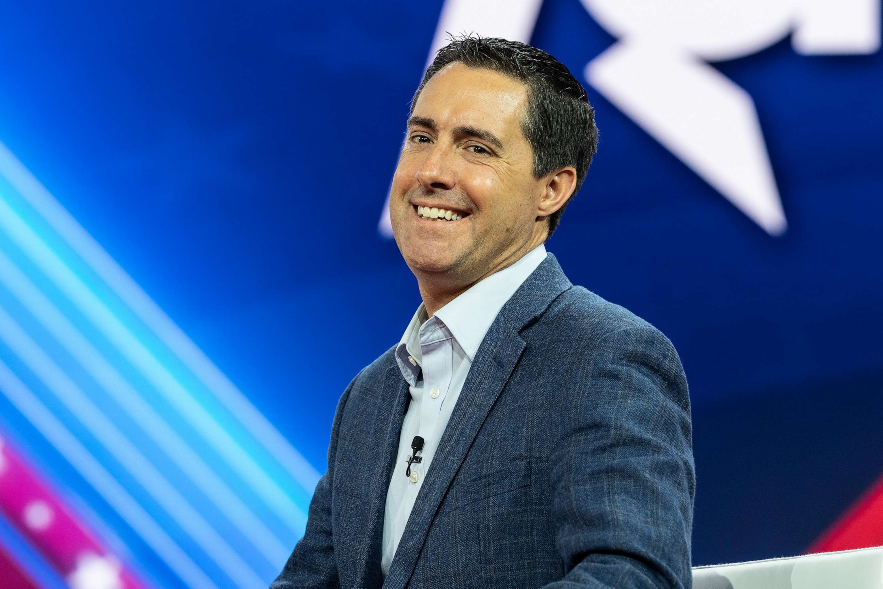 PHOTO: Frank LaRose, Ohio Secretary of State, speaks on the third day of the CPAC (Conservative Political Action Conference) at Gaylord National Harbor Resort & Convention, March 3, 2023, in Washington.