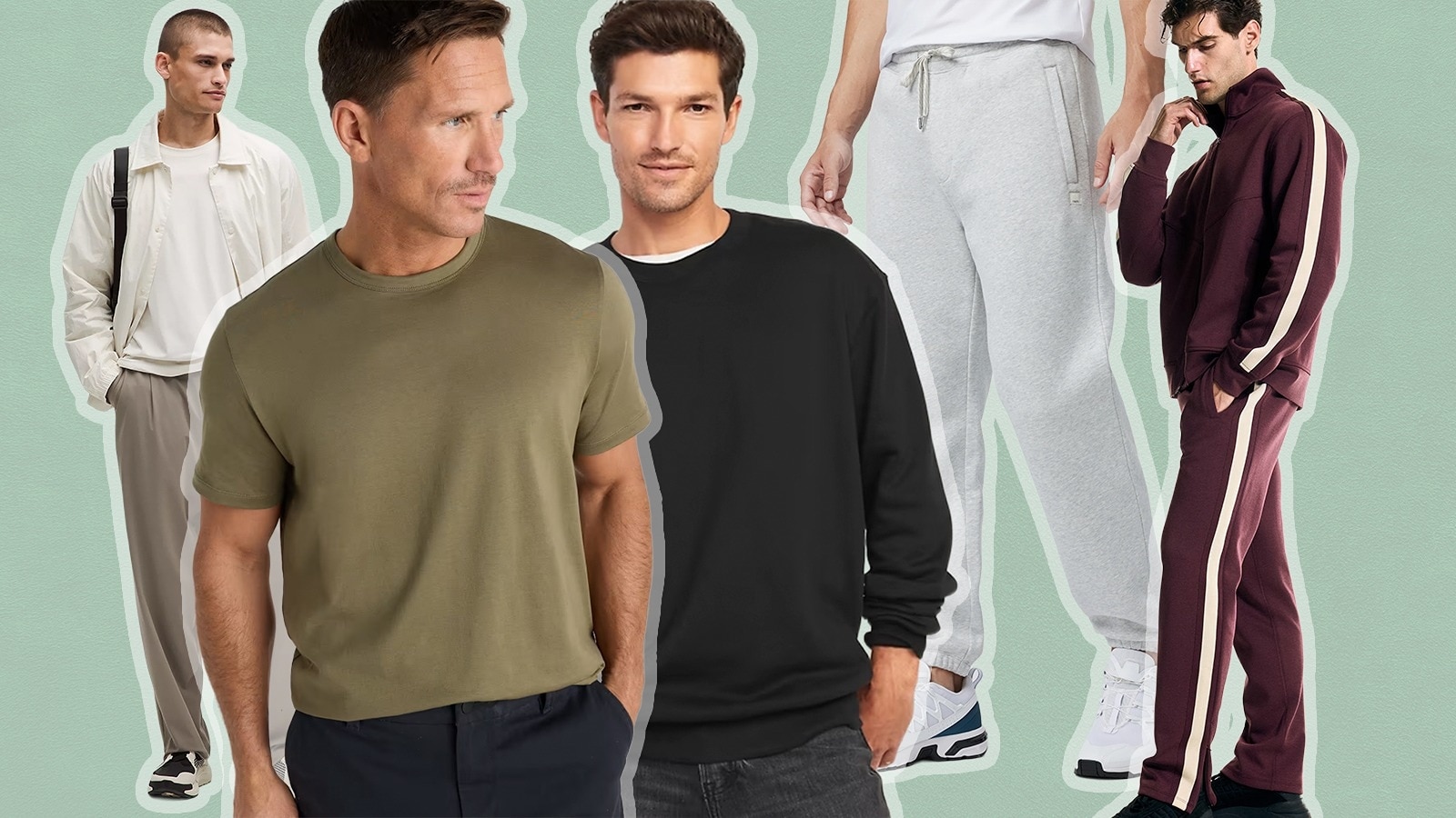 Shop men's athleisure: joggers, sweatshirts, and more