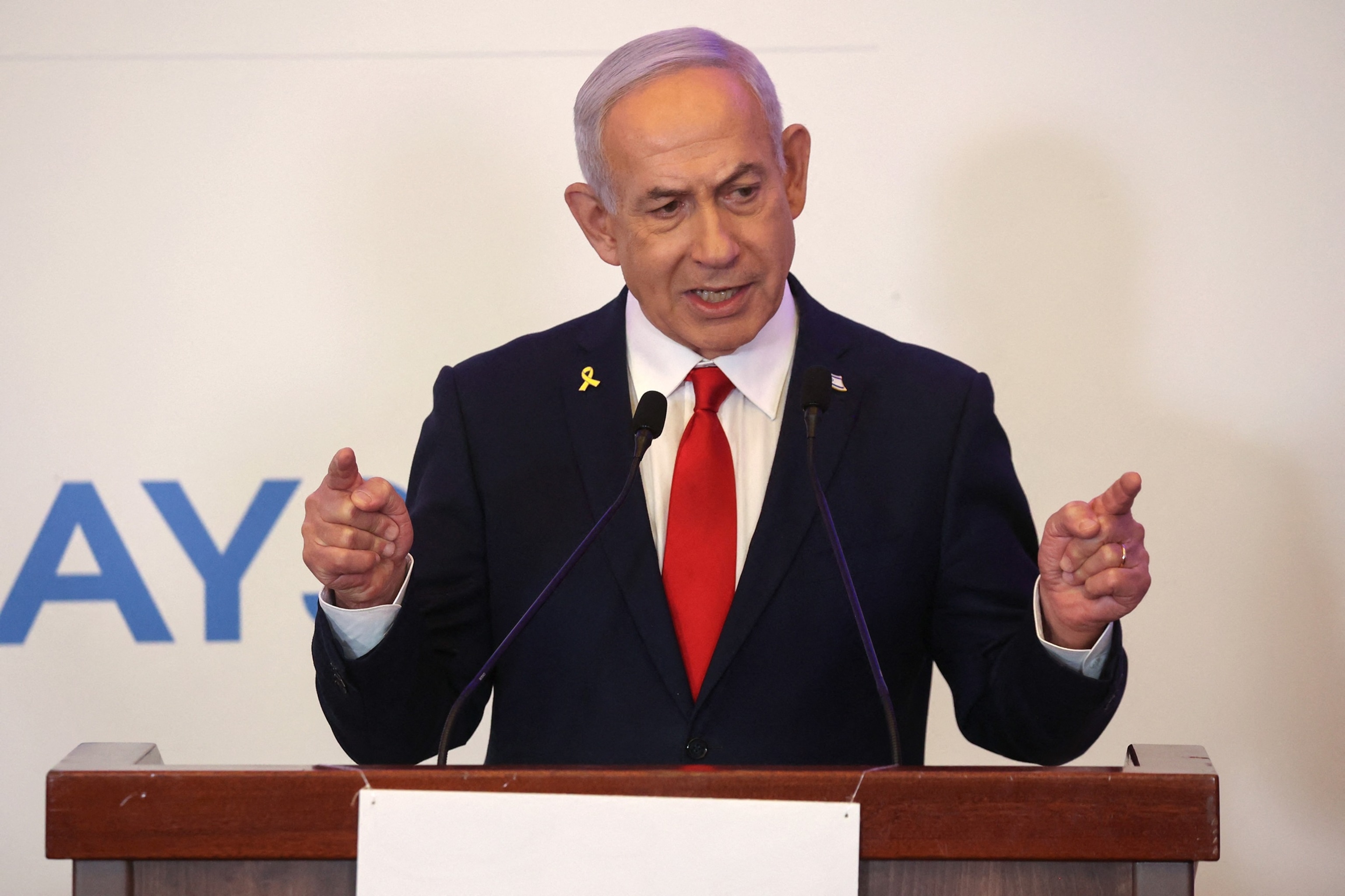 PHOTO: ISRAEL-PALESTINIAN-US-CONFLICT