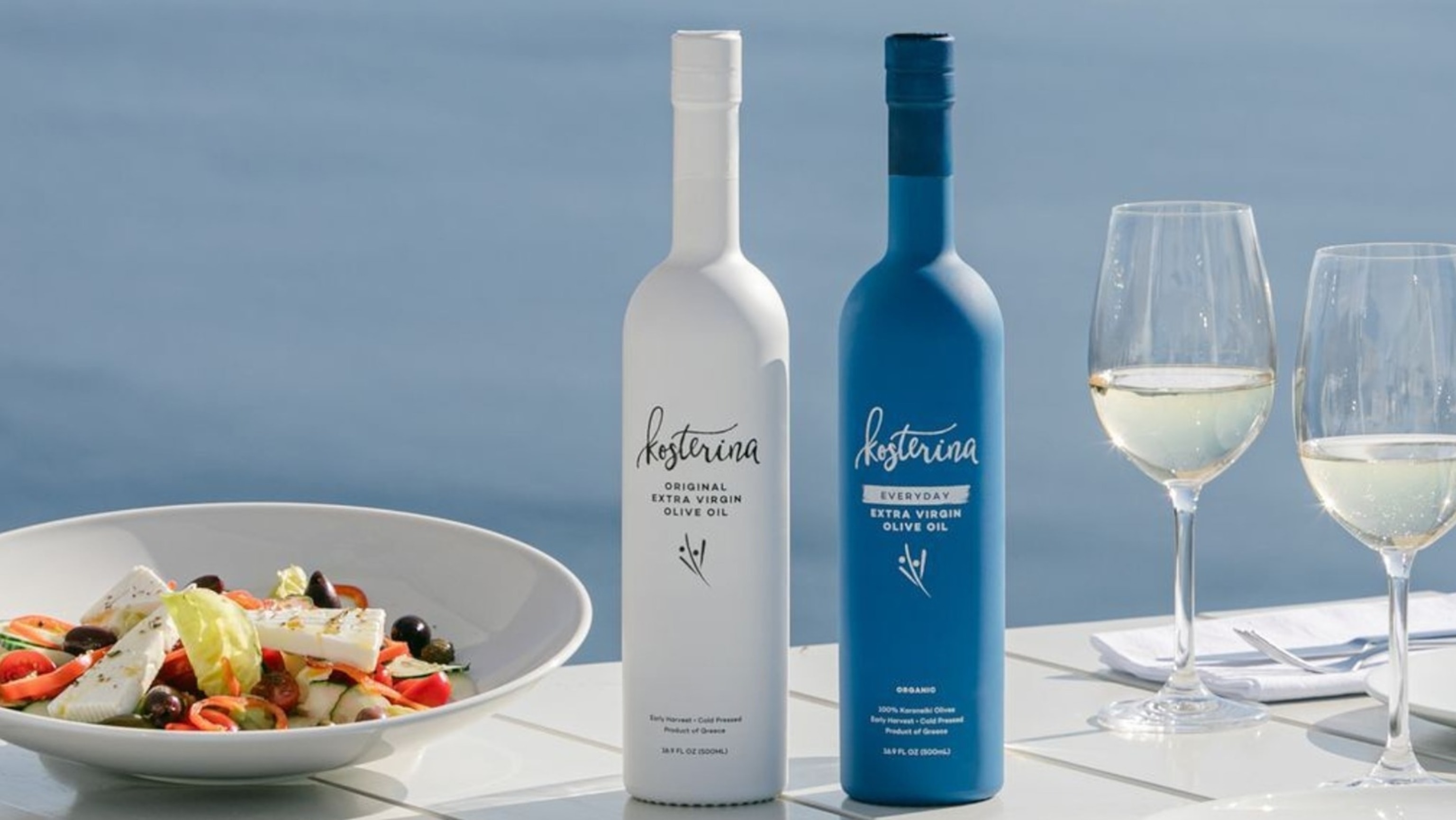 Kosterina: Extra Virgin Duo and EVOO Shot Set