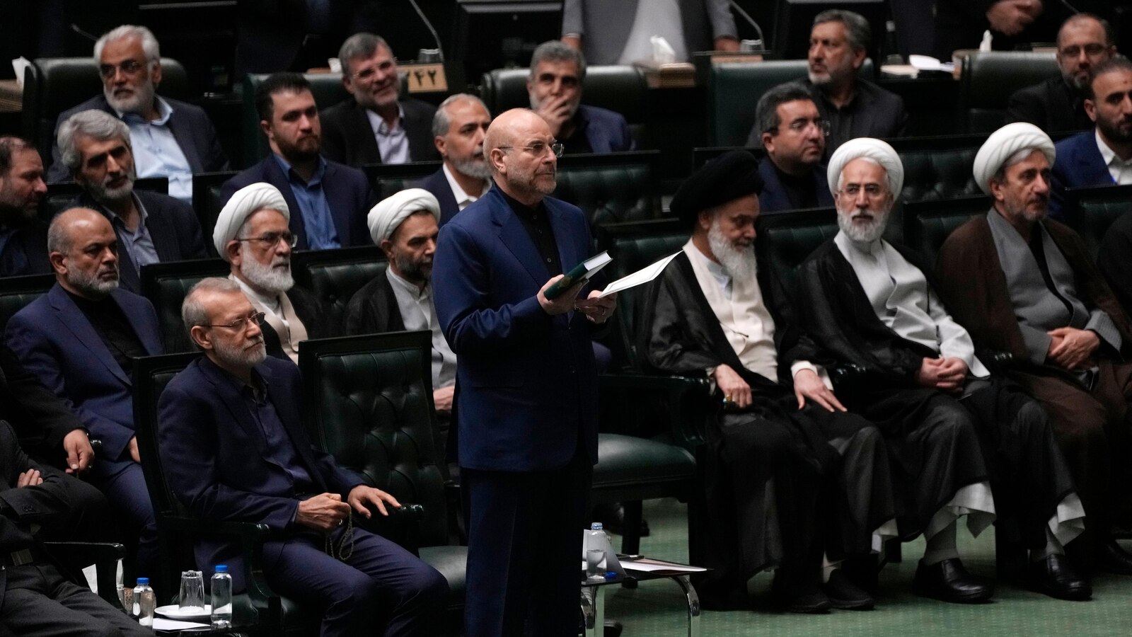 Iran’s hard-line parliament speaker Mohammad Qalibaf registers as a presidential candidate Iran’s hard-line parliament speaker Mohammad Qalibaf registers as a presidential candidate