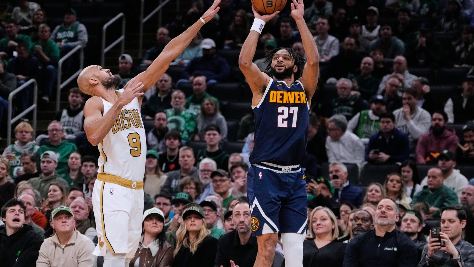 Murray marque 22 points avec 17 passes décisives pour aider les Nuggets à gagner 114-110 et mettre fin à la séquence de 5 victoires consécutives des Celtics.