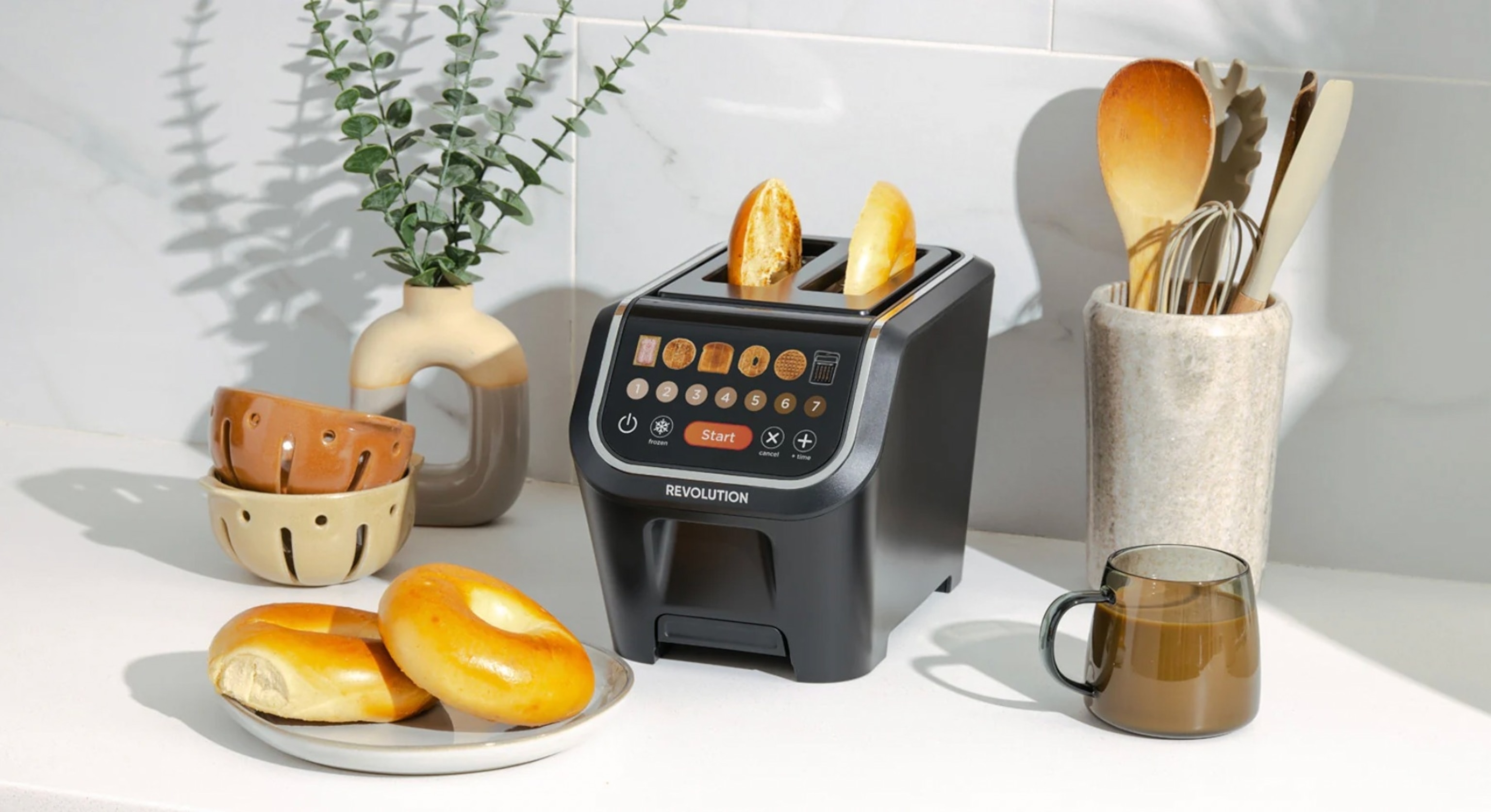 Revolution Cooking: Digital 2-Slice Toaster and Toastie Press