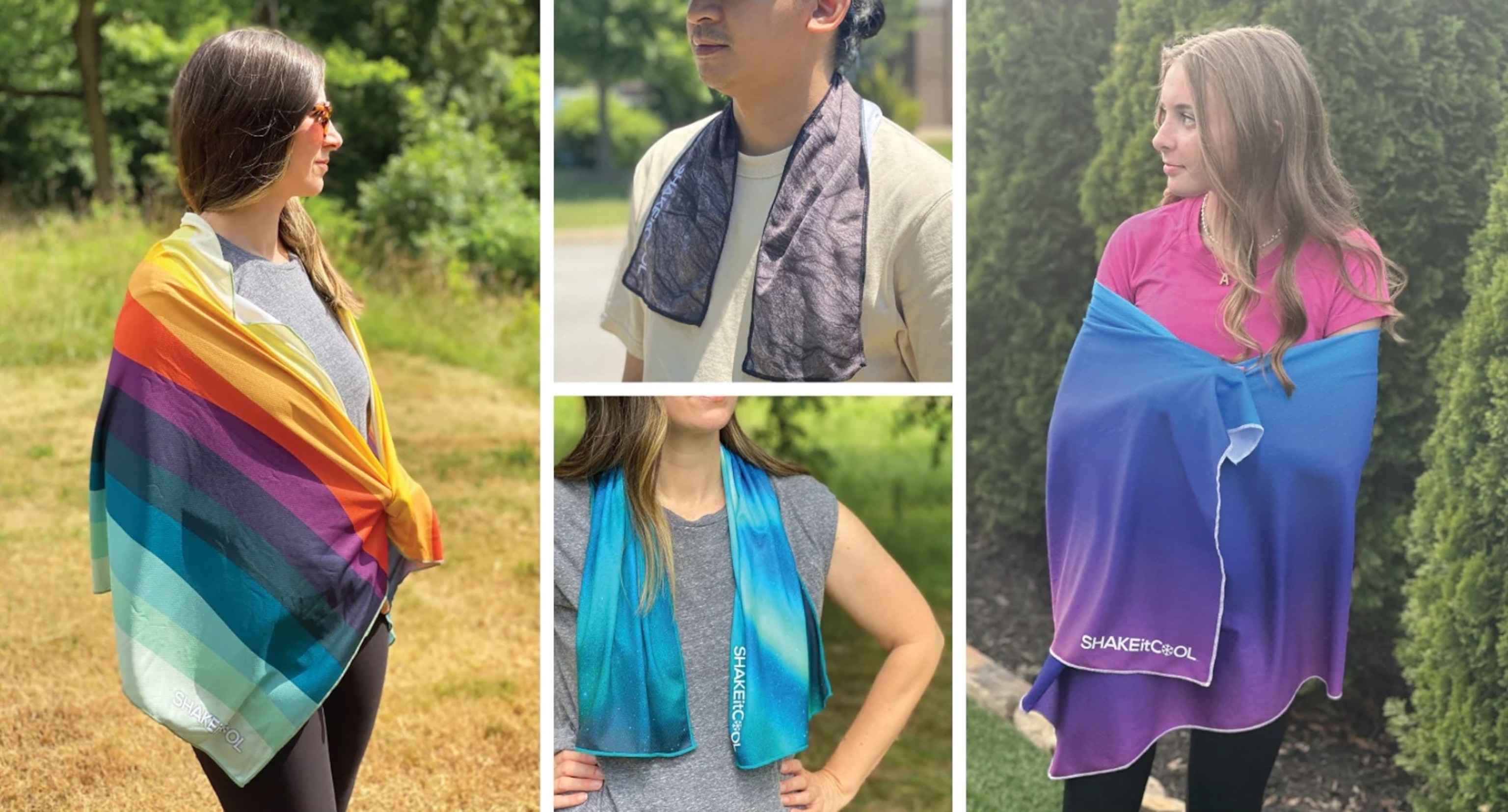 SHAKEitCOOL: Cooling Towels and Shawls