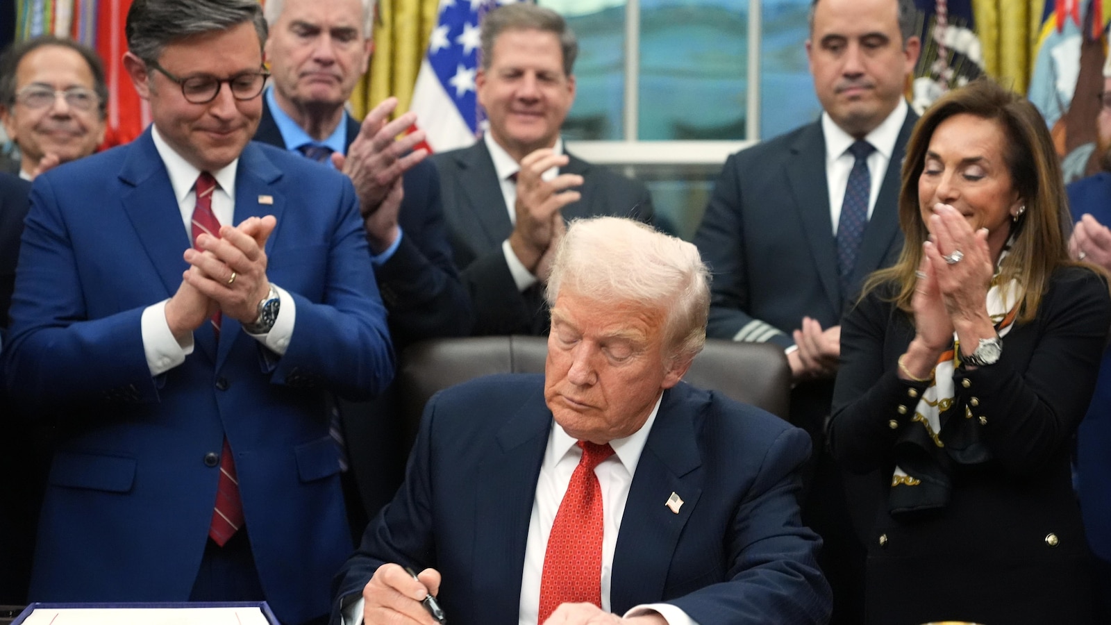 President Trump signs government funding bill, ending shutdown after a record 43-day disruption