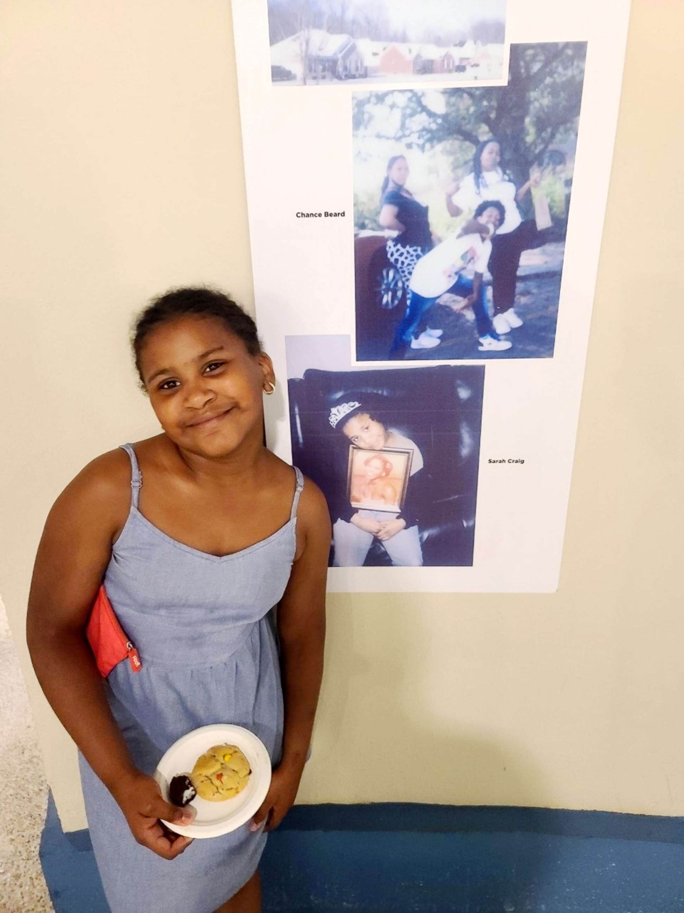 PHOTO: Sarah Craig attends an event that featured her photographs taken to commemorate the important things in her life in Louisville, Ky.