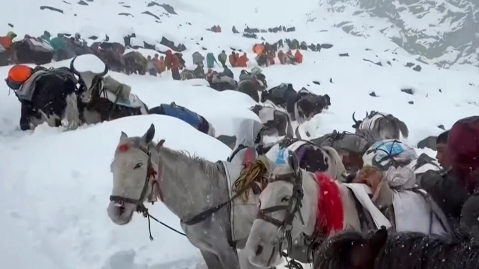 Snowstorm traps hundreds of hikers on Mount Everest during China's national holiday