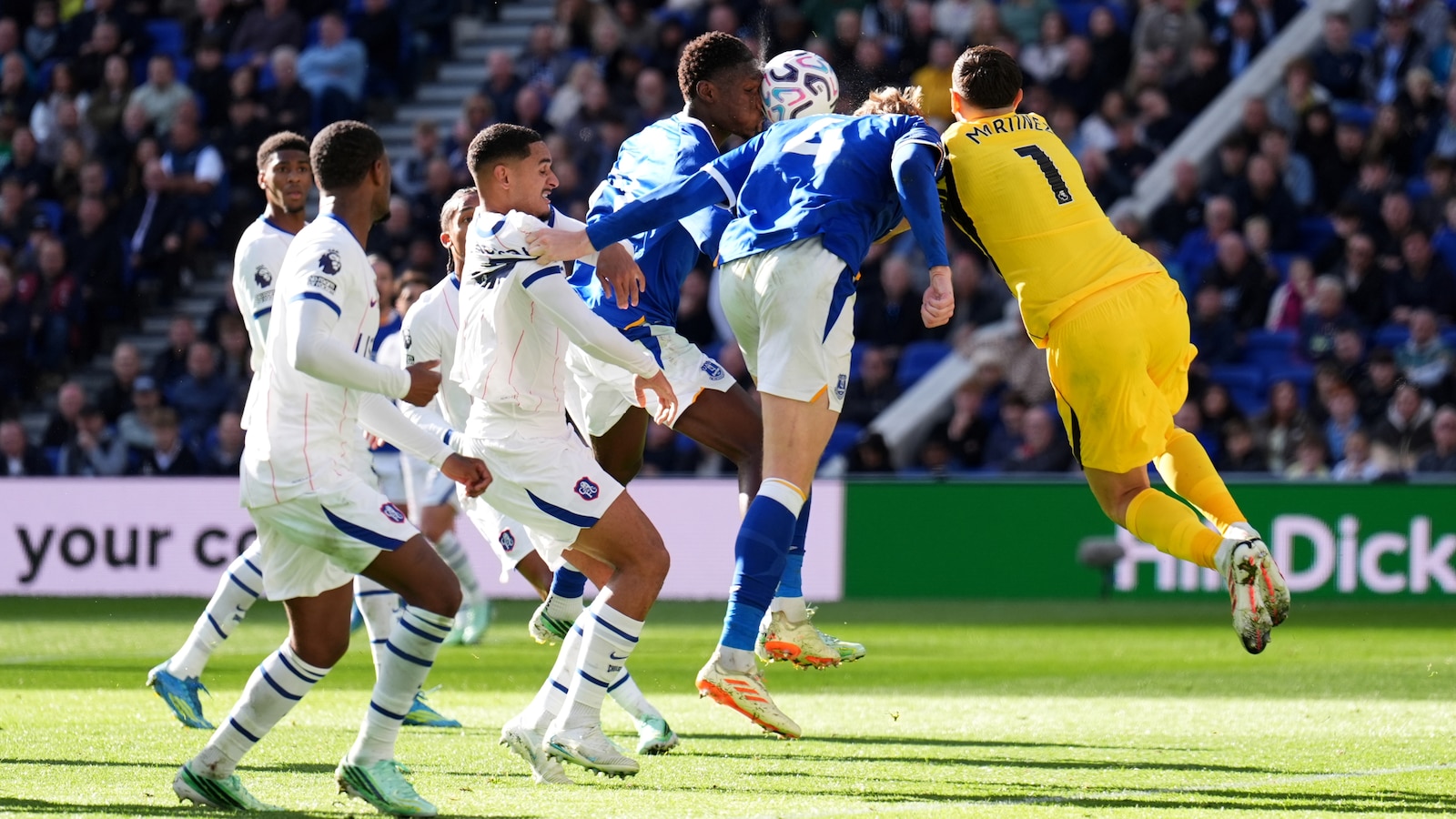 Chelsea's Martinez 'conscious' after being hospitalized following head clash in Premier League game