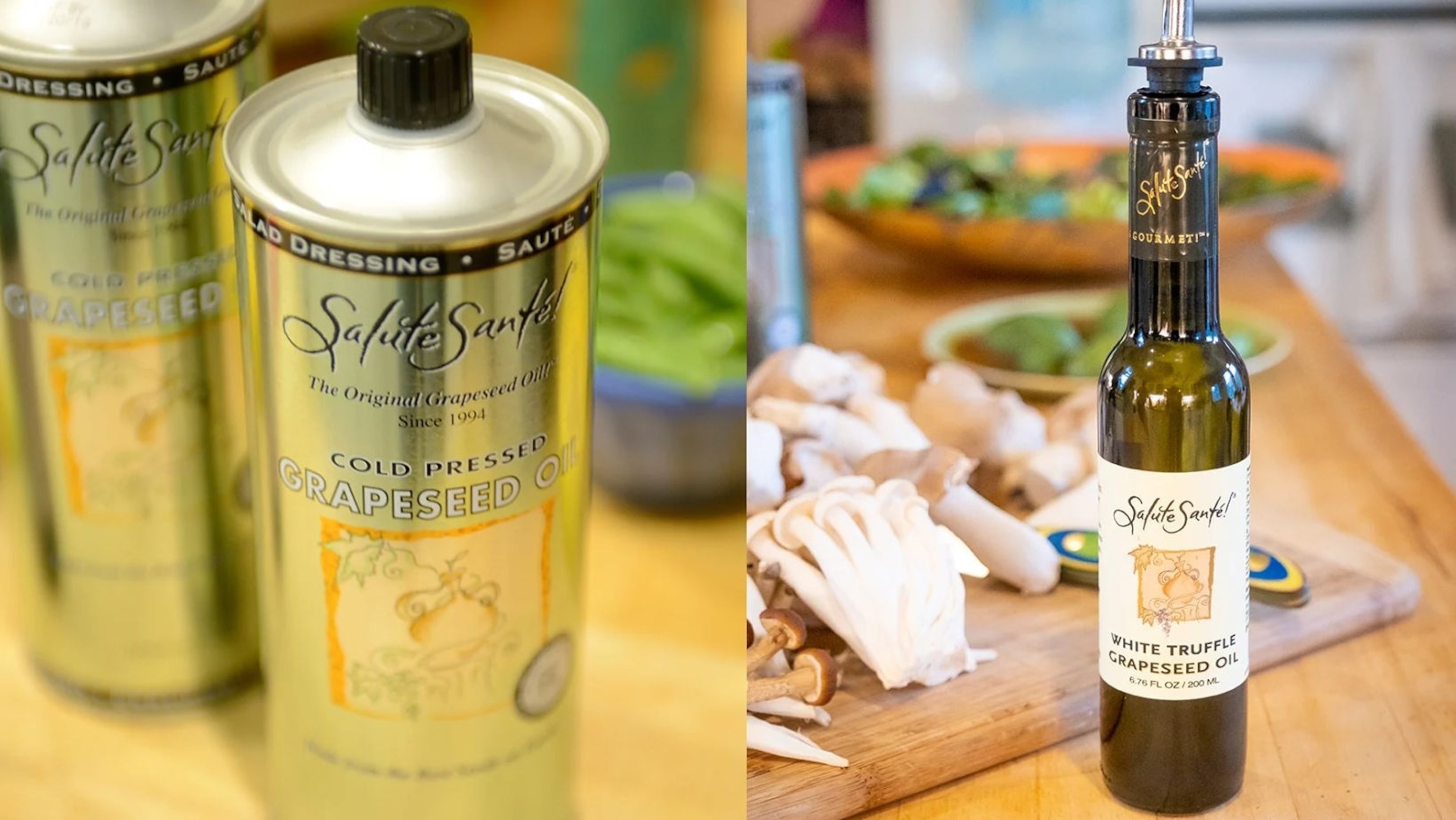 Salute Santé!: Cold-pressed Grapeseed Oils