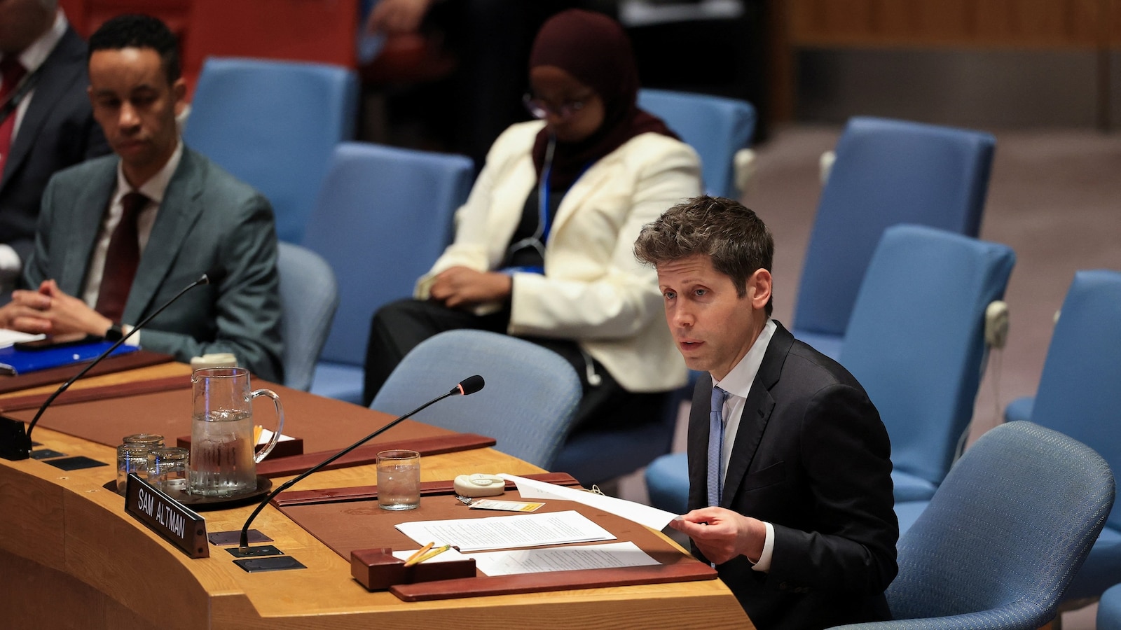 The leaders of OpenAI and Anthropic delivered a clear message to the United Nations Security Council Wednesday afternoon: the threat of AI is real and the time to act is now.