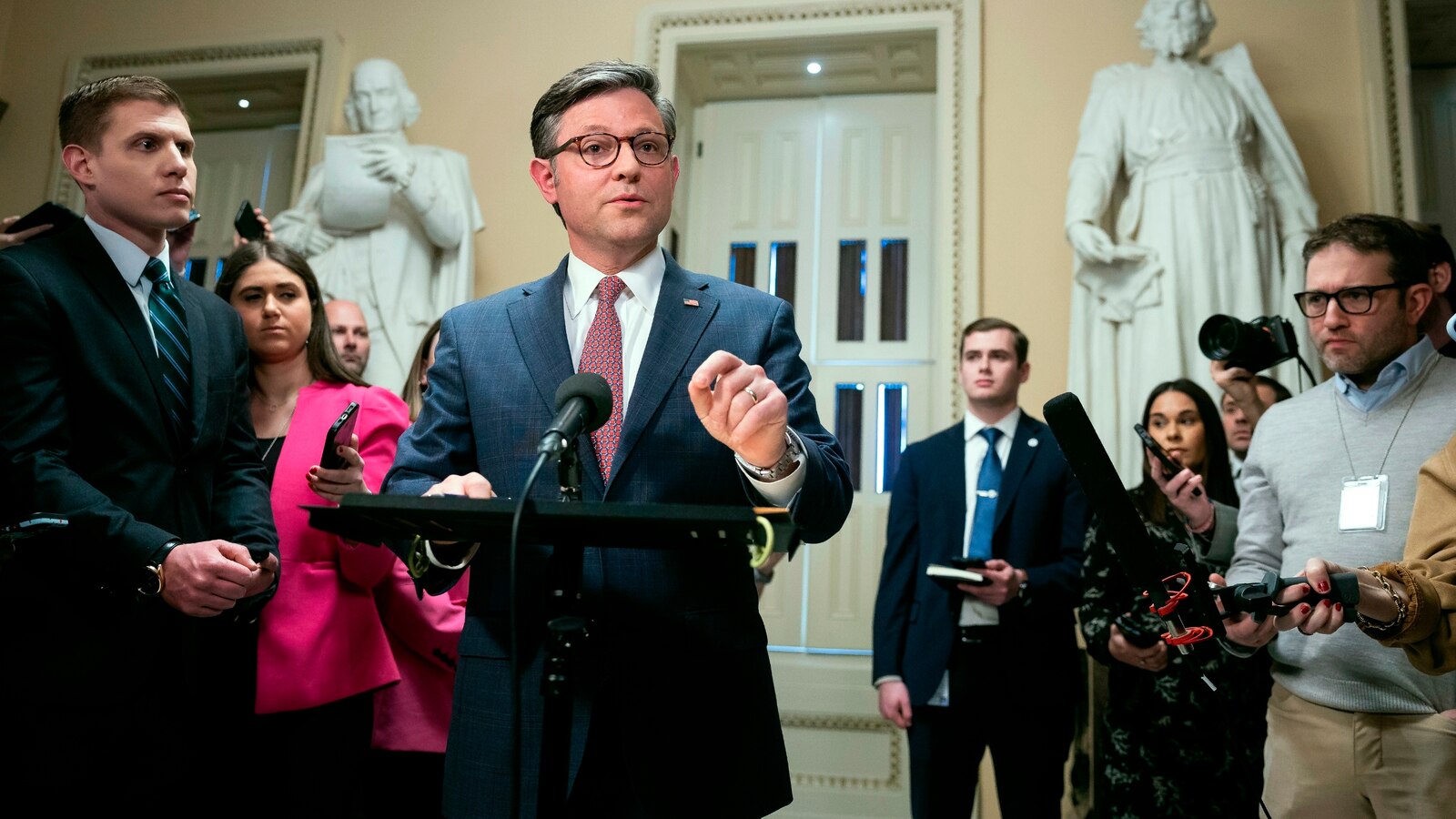 Johnson speaks after 2 stinging defeats for Republicans: 'Democracy is  messy' - ABC News