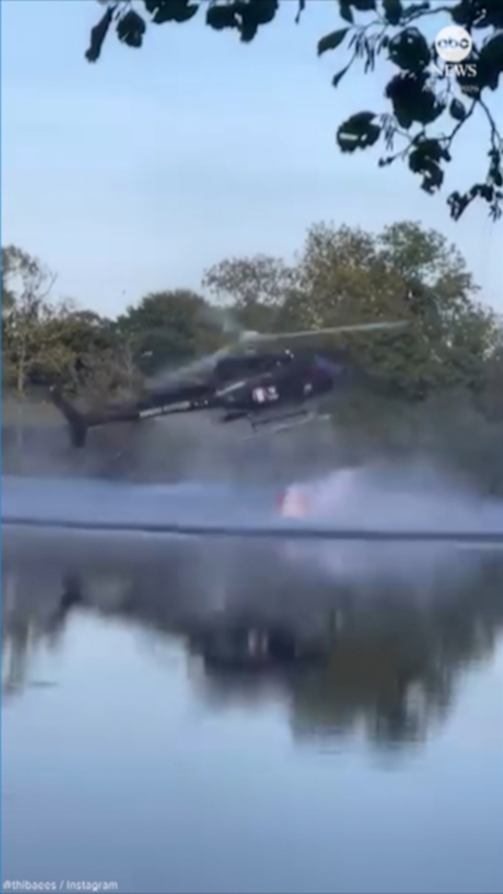 Firefighting Helicopter Crashes into Lake in France Pilot, Firefighter Unharmed