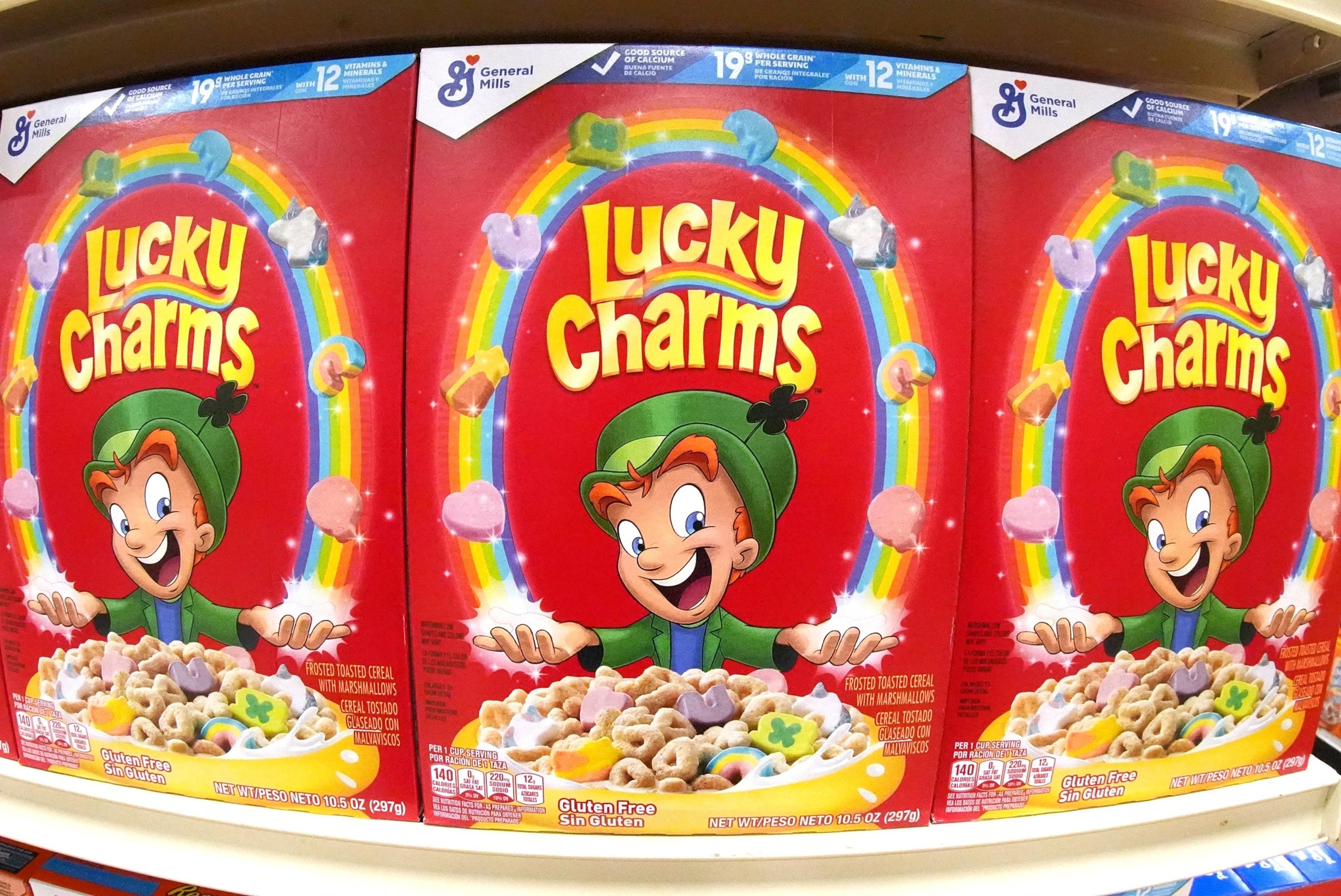 General Mills removes artificial colors from U.S. cereals including Lucky Charms and Trix