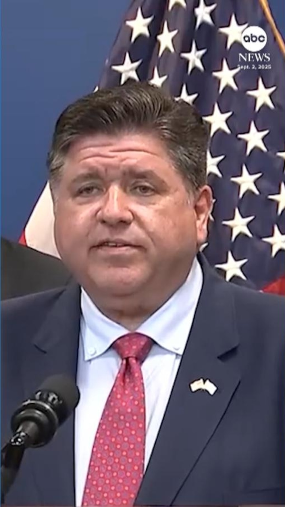 NextImg:Video Gov. Pritzker pushes back on Trump's plan to send federal troops to Chicago