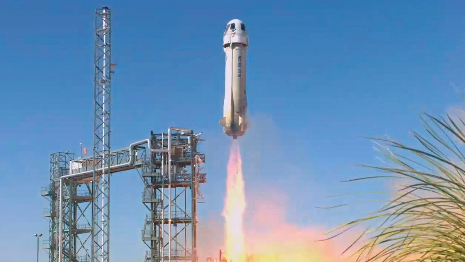 Blue Origin startet historischen Flug ins All
