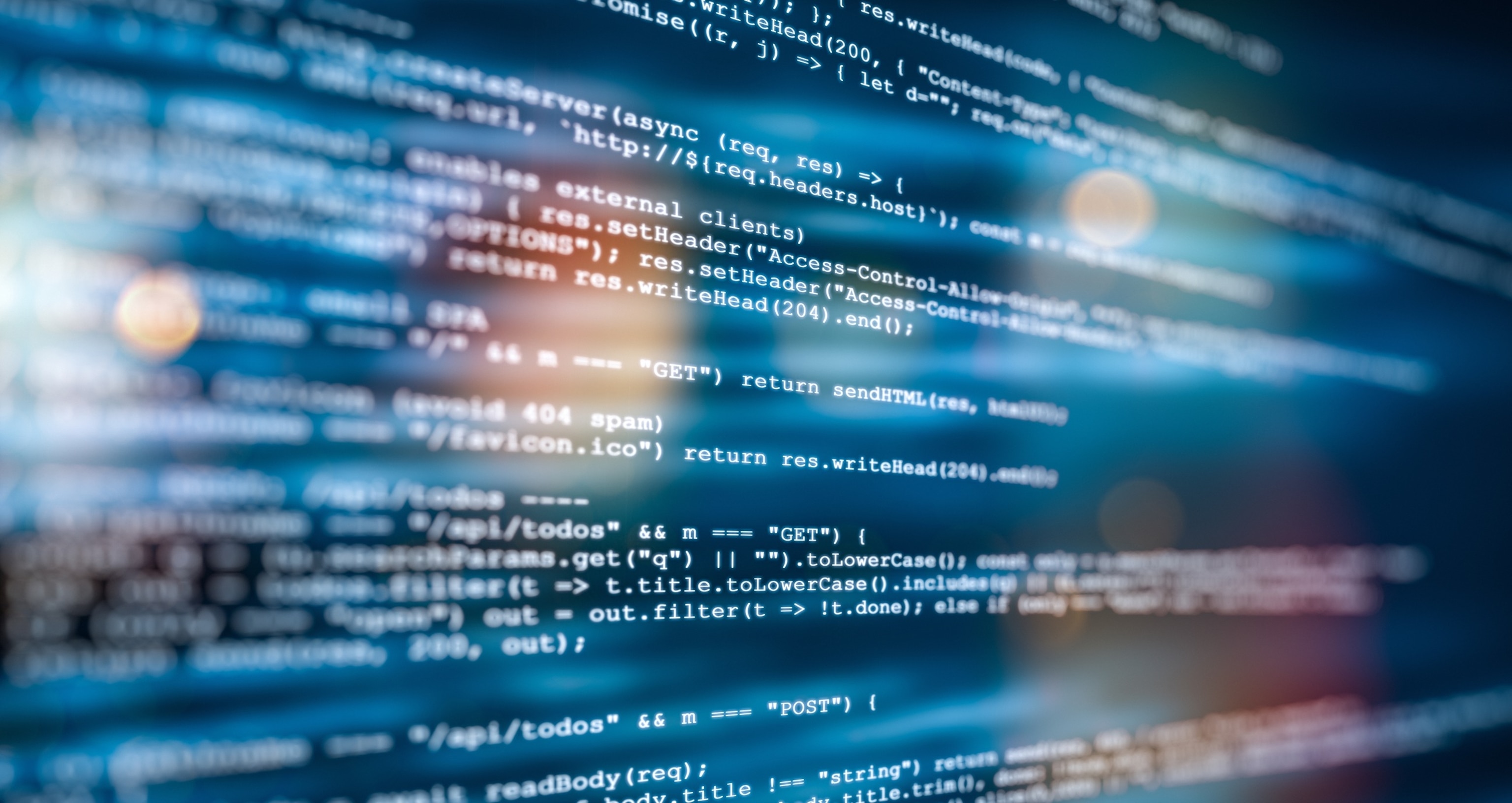 PHOTO: A computer screen with programming code in an undated stock photo.