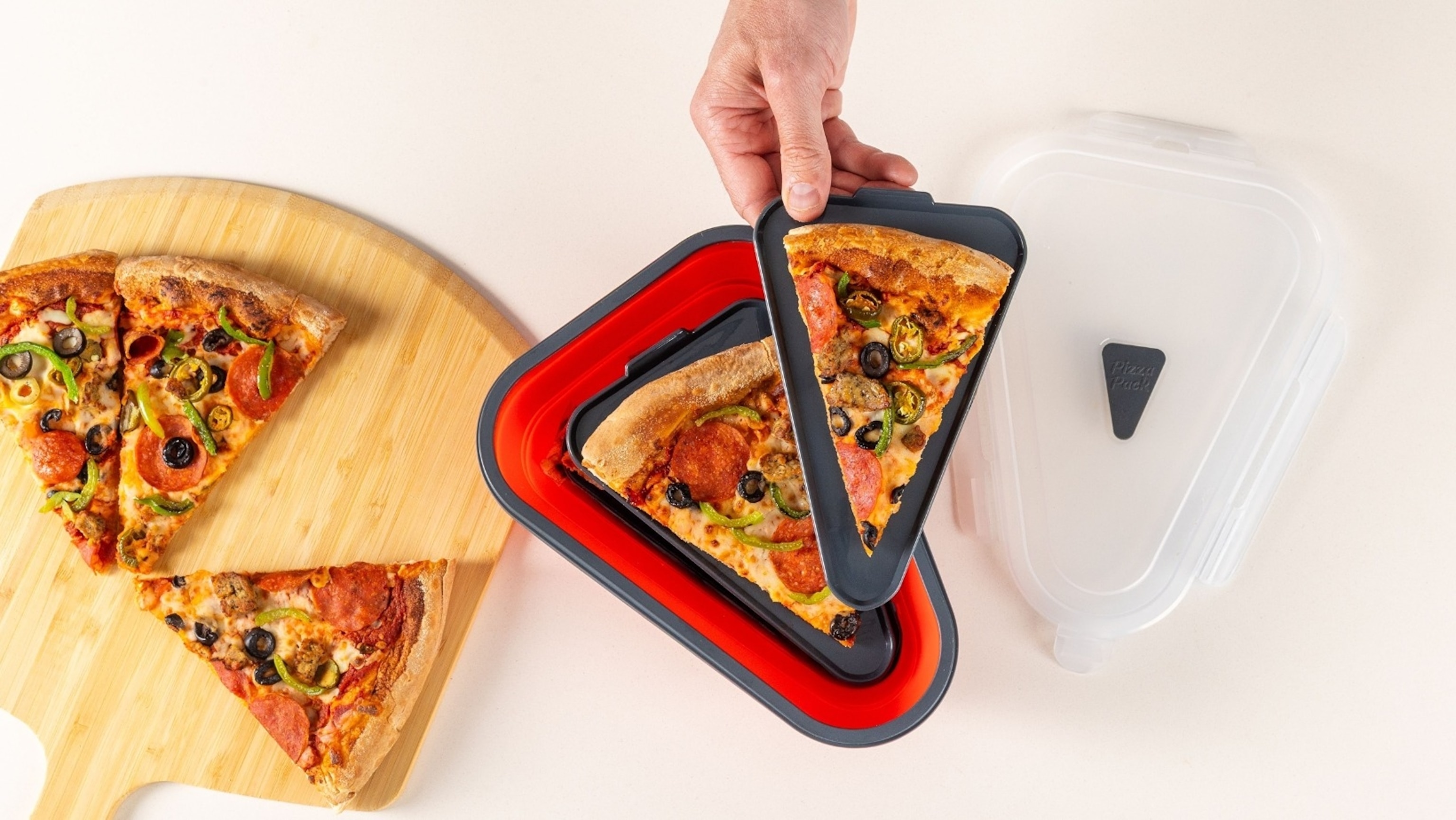Pizza Pack: Silicone Storage Container