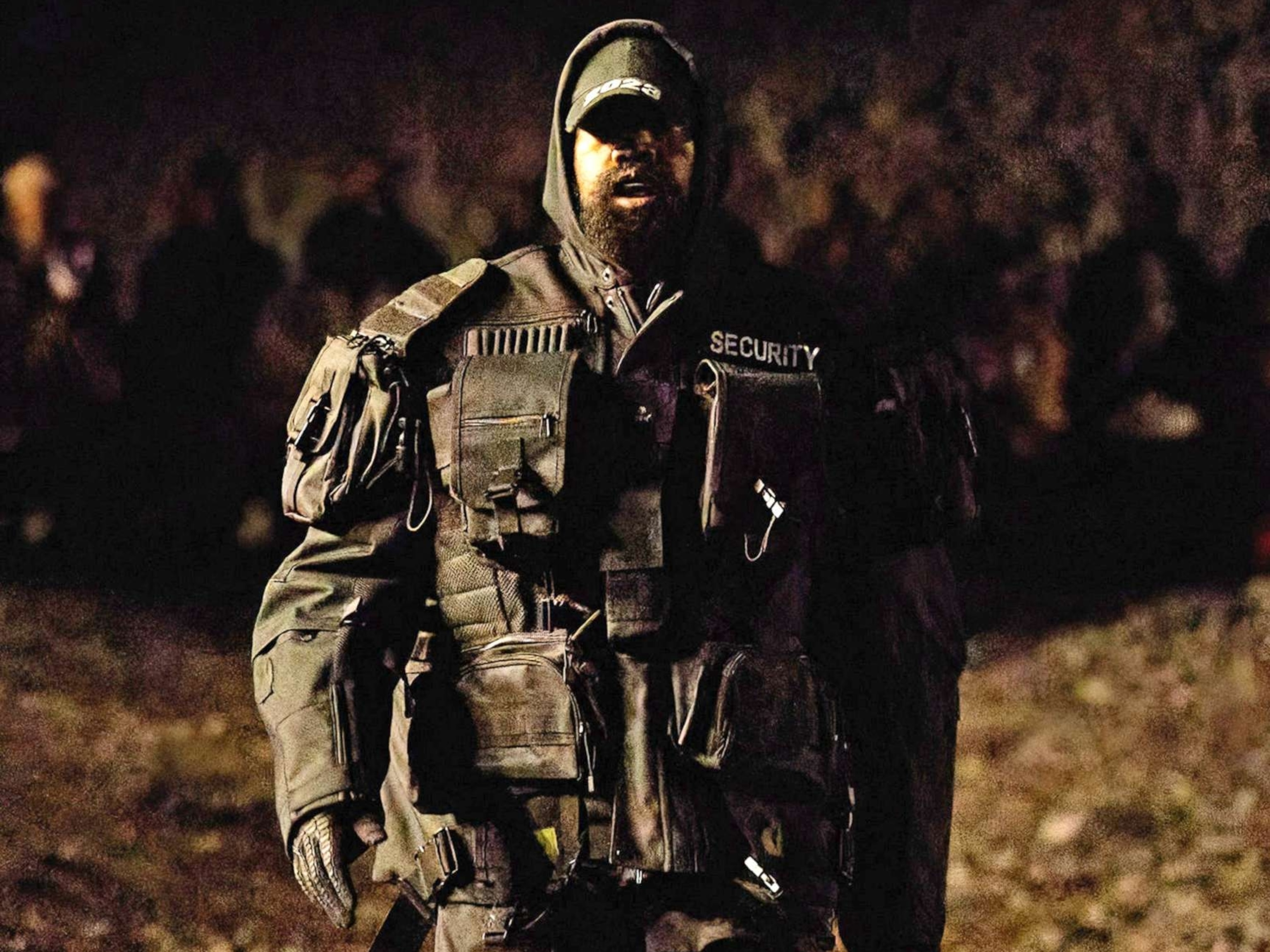 Kanye West makes surprise runway appearance at Balenciaga's Paris