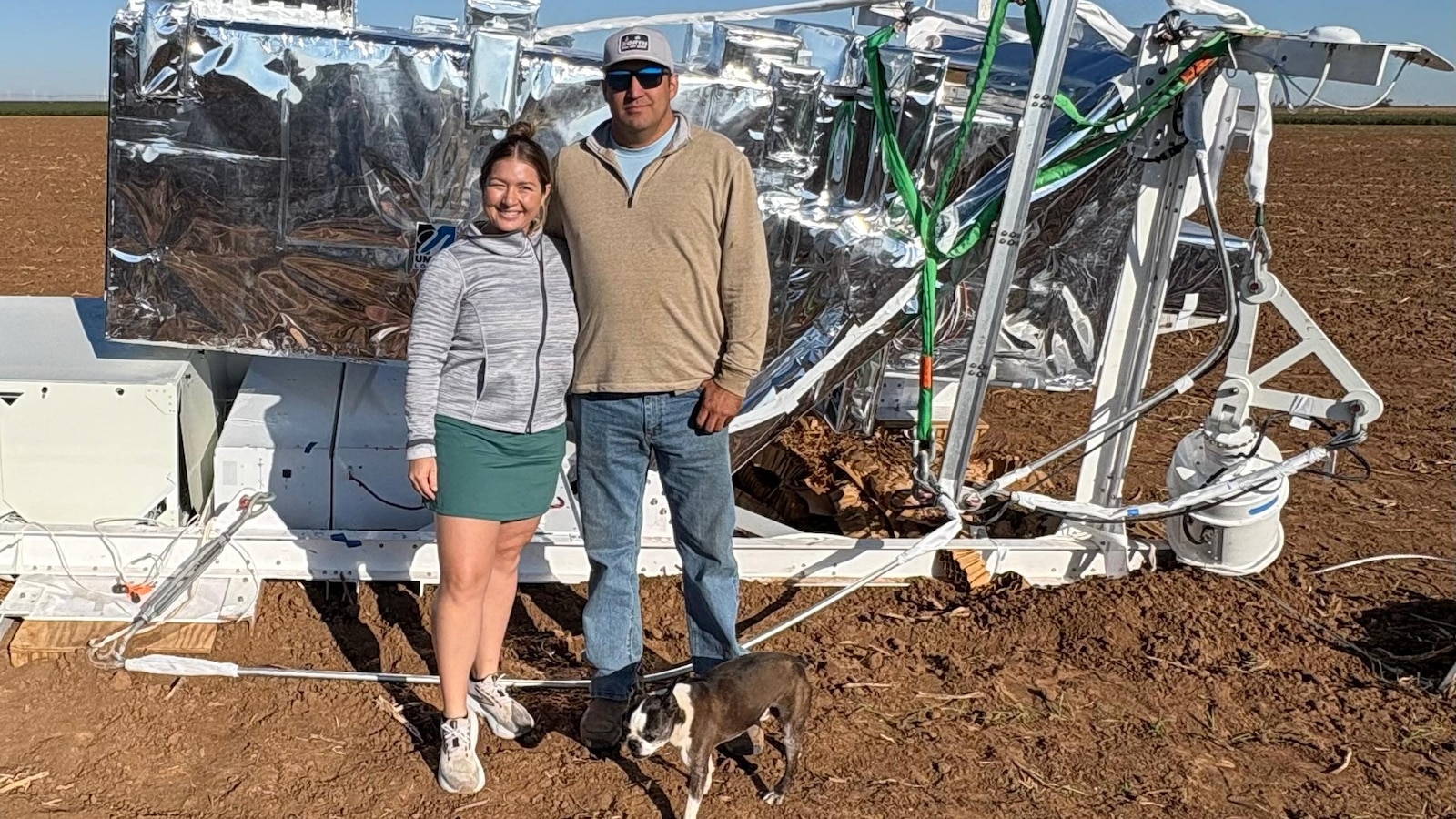 She saw a car-sized object over a Texas farm and found wayward hunk of NASA equipment