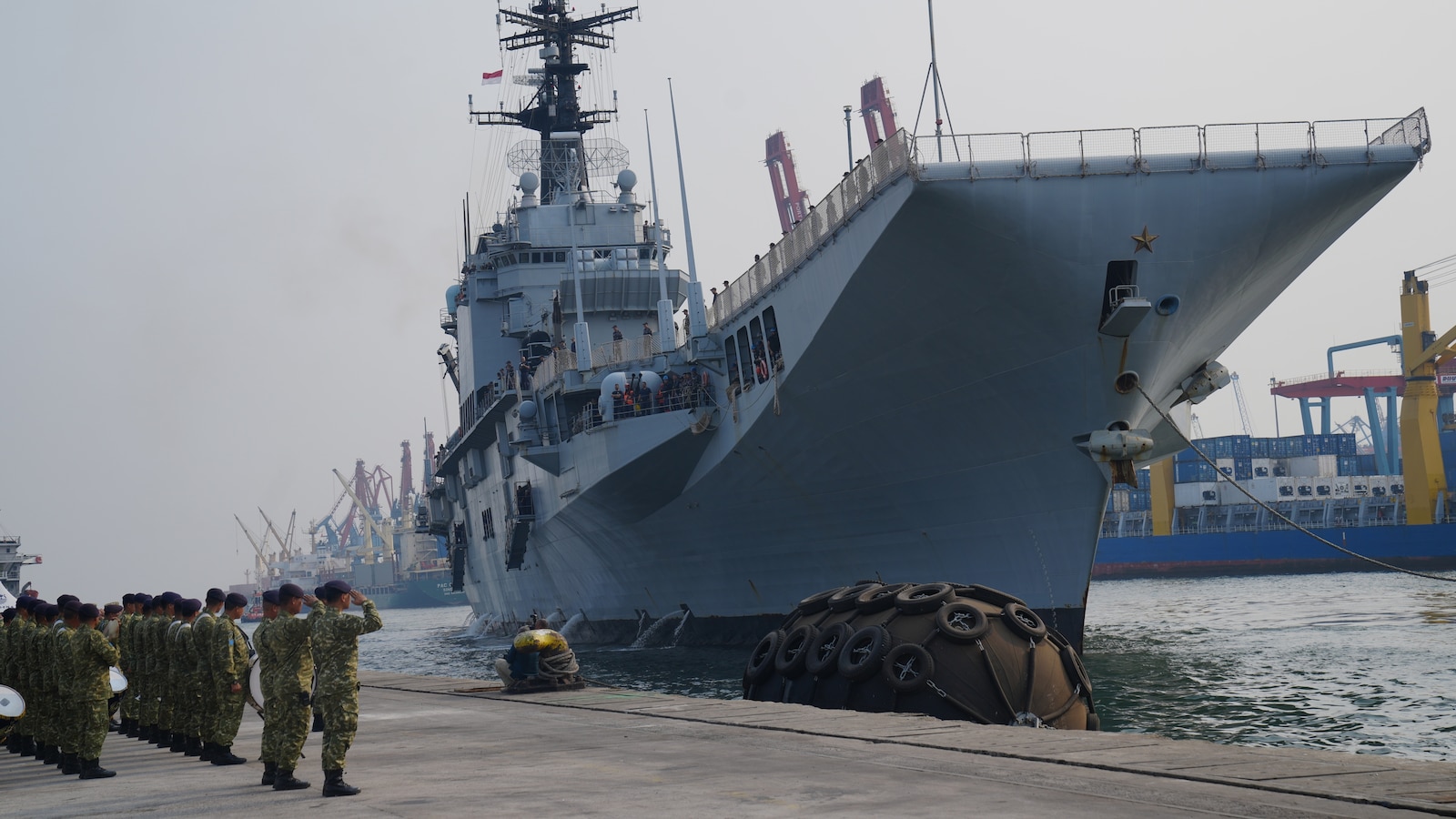 Indonesia reflags a former Italian warship as its first aircraft carrier Indonesia reflags a former Italian warship as its first aircraft carrier