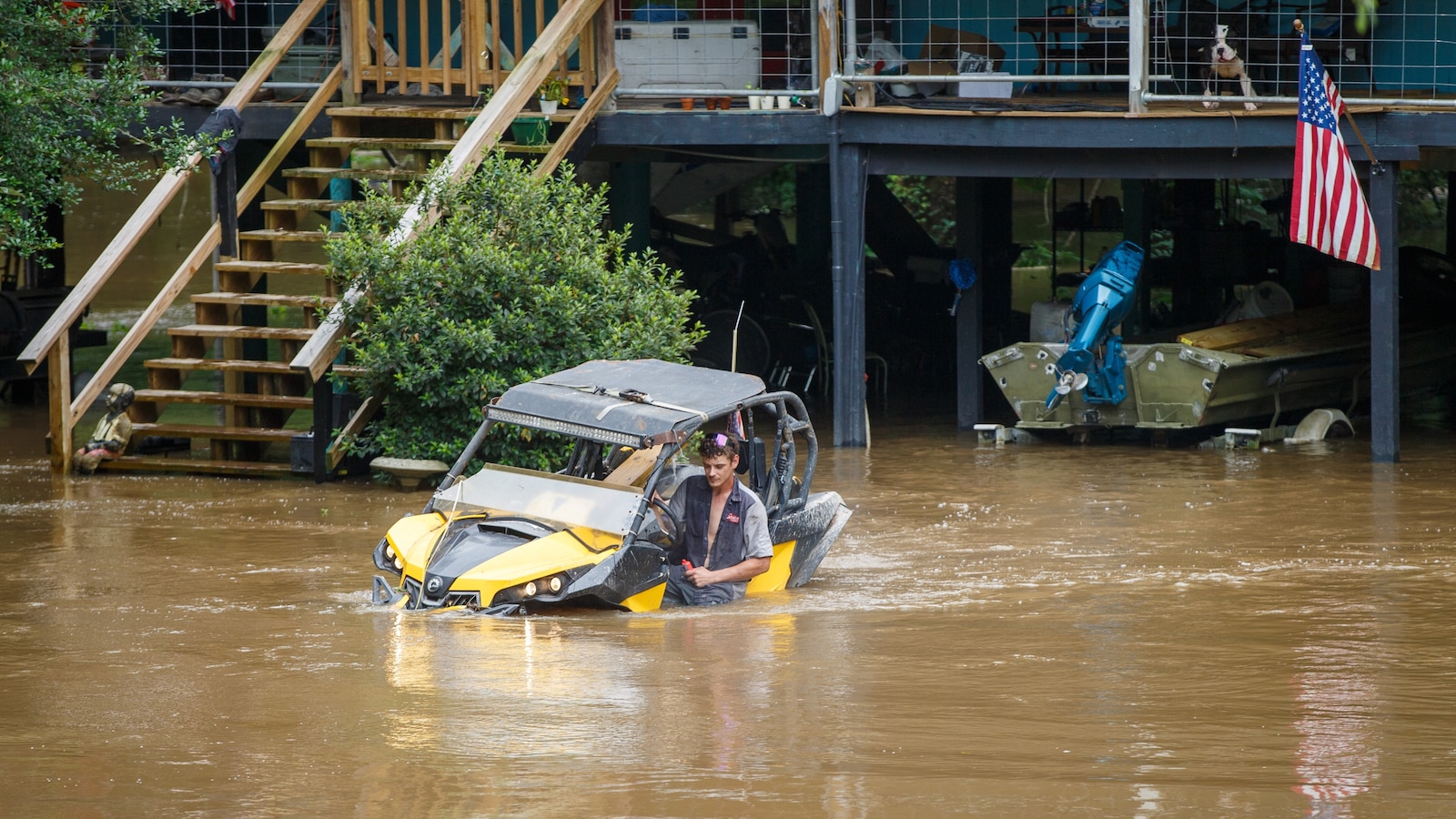  Tropical storm remnants pound Gulf states with heavy rain after tornadoes hit the Midwest