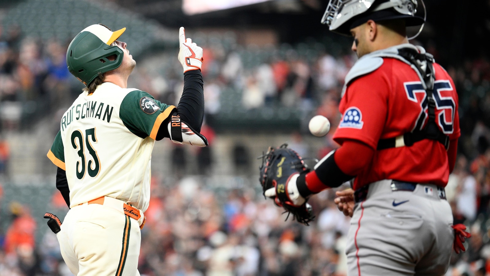 Rutschman's 2 HRs, 6 RBIs power the Orioles to a 10-3 win over the slumping Red Sox