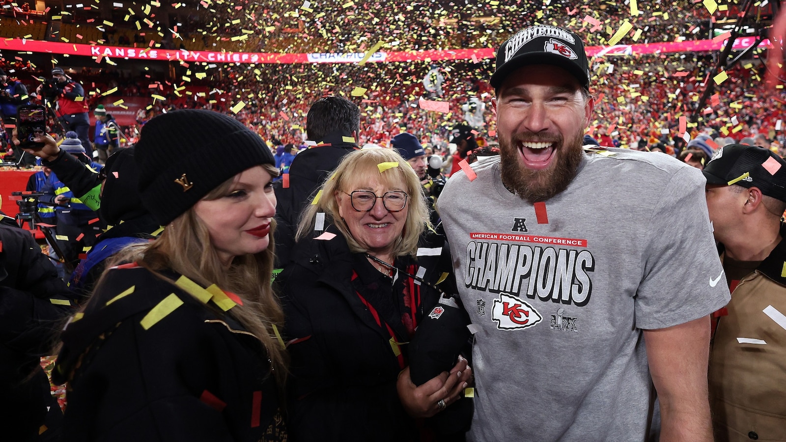 What Donna Kelce, celeb guests have said about Travis Kelce, Taylor Swift's wedding