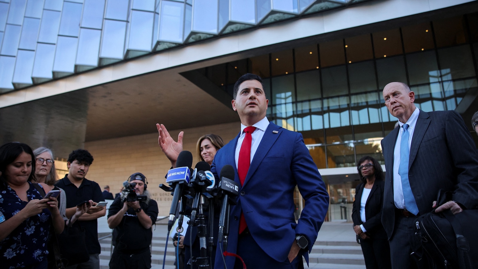 The judge appeared skeptical of the DOJ's request for a restraining order.