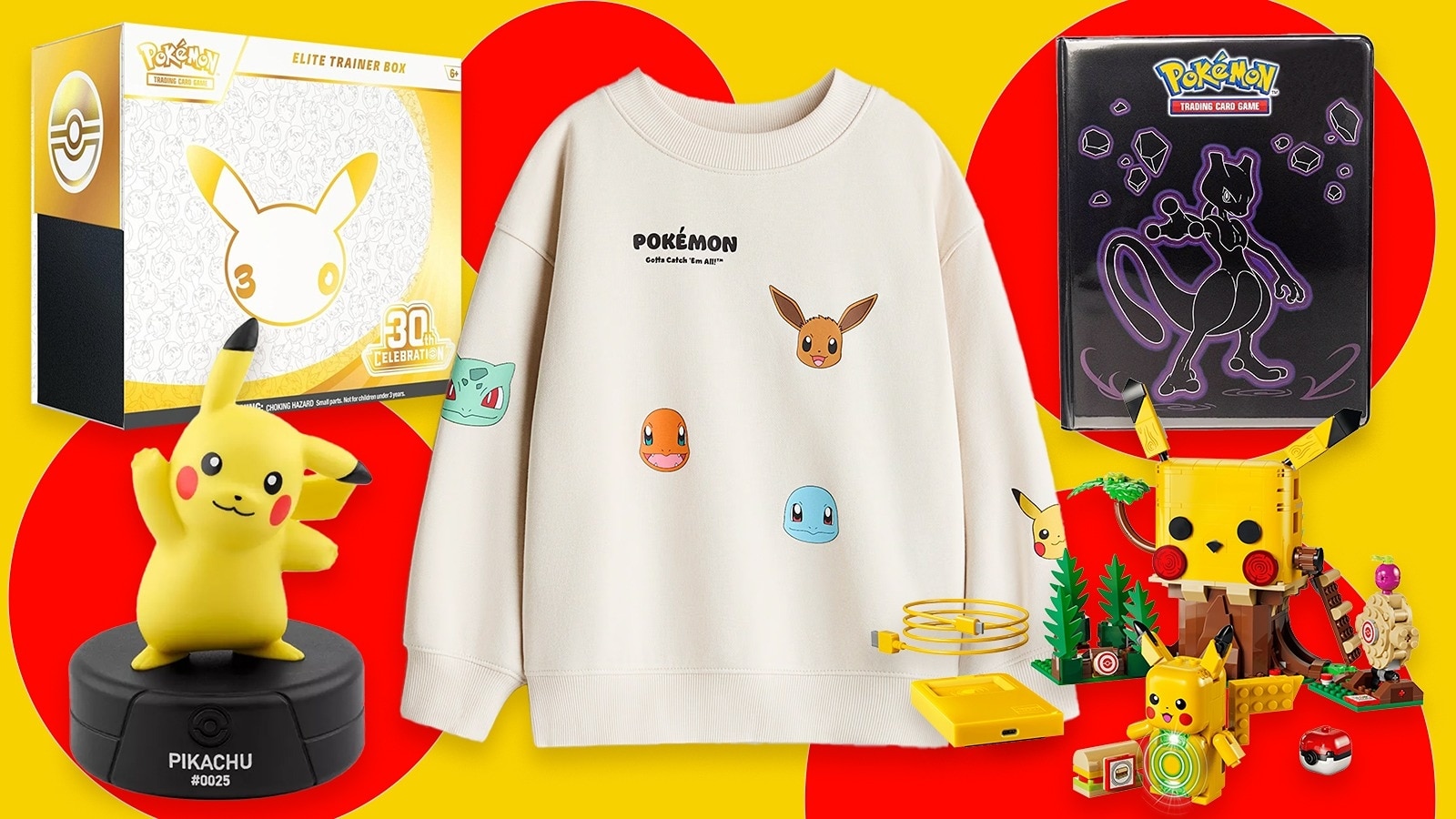 Shop toys and merch for Pokémon's 30th Anniversary