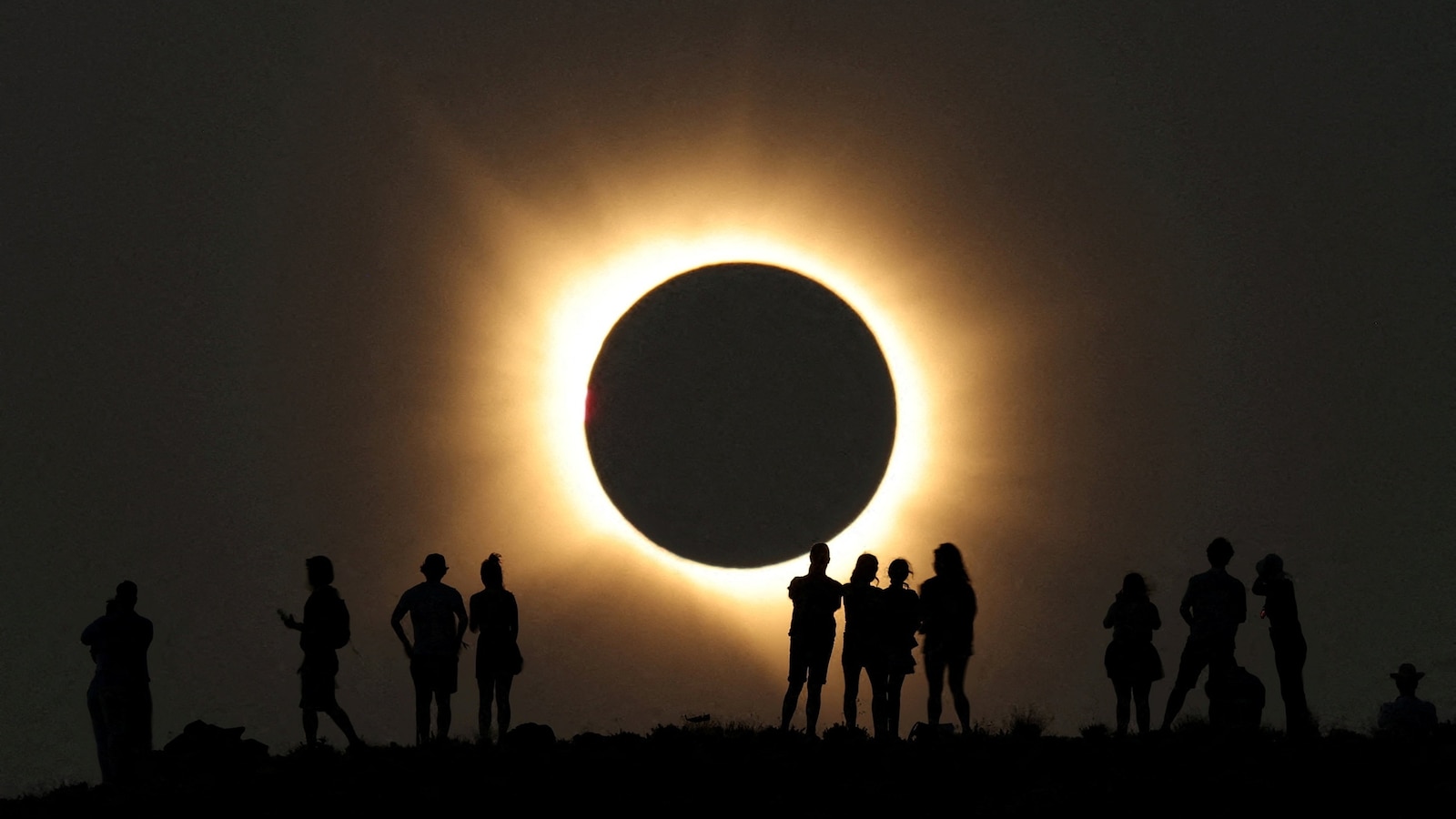 A total solar eclipse swept across parts of the Northern Hemisphere on Wednesday, giving millions of skywatchers in the path of totality a chance to witness one